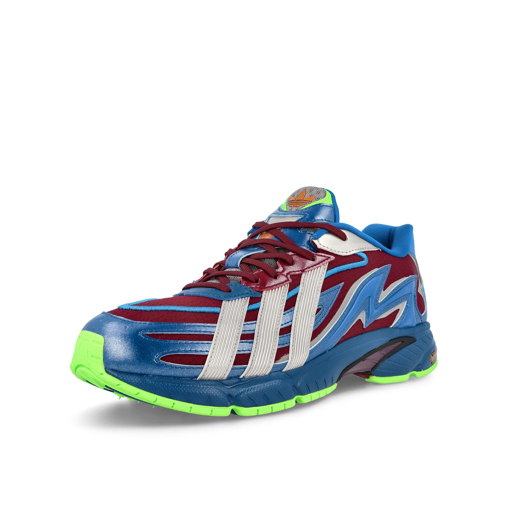 adidas Orketro 2.0 Blue Bir-Metallic Silver/ BR Blue Sneakers Close Up | Overkill