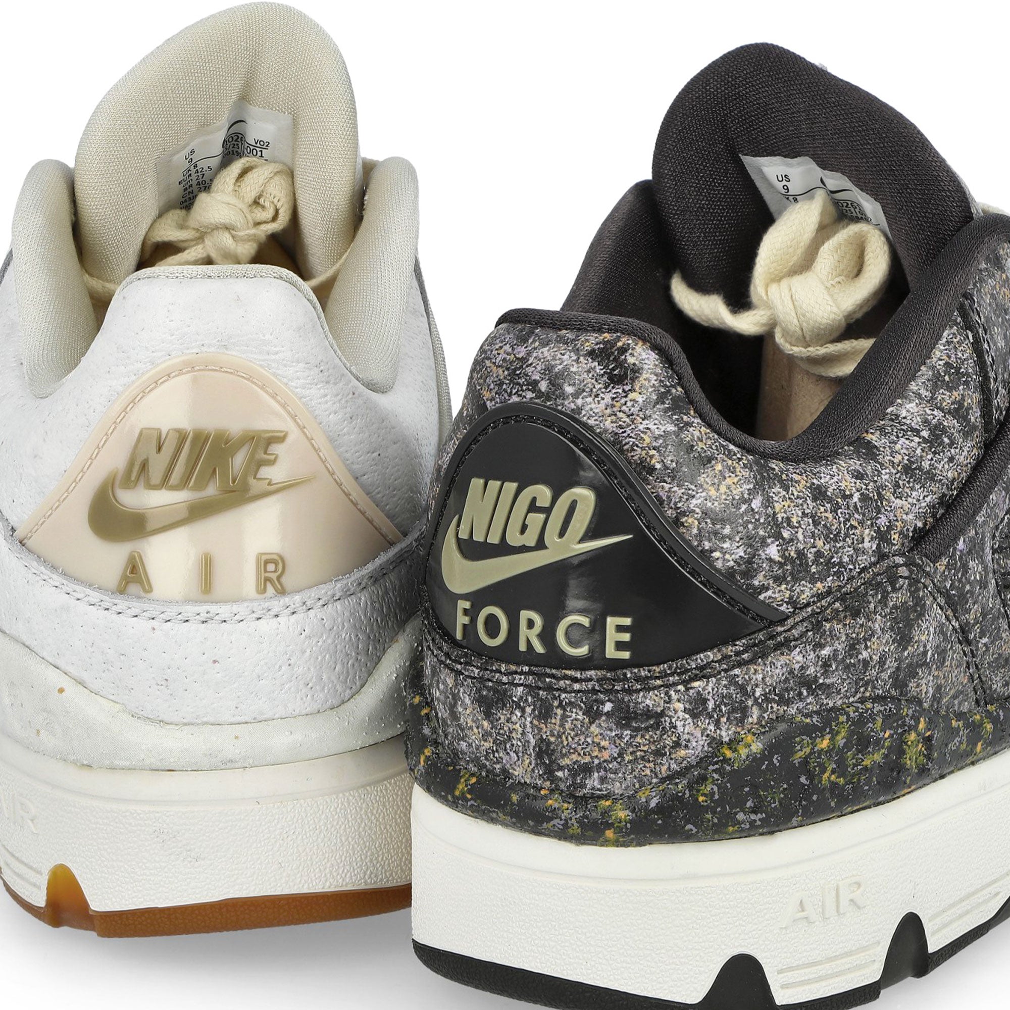 Nike Air Force 3 Low Kintsugi Phantom / Night Stadium - Bamboo Sneaker HQ0261 001 Material | Overkill