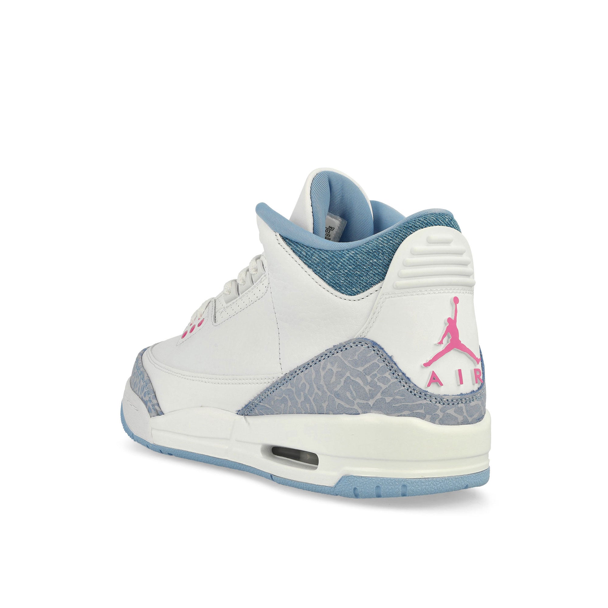 Jordan Air Jordan 3 Retro GS Cobalt Bliss White / Pink Glow - Cobalt Bliss Mid Top Sneaker HQ0784 101 Material | Overkill