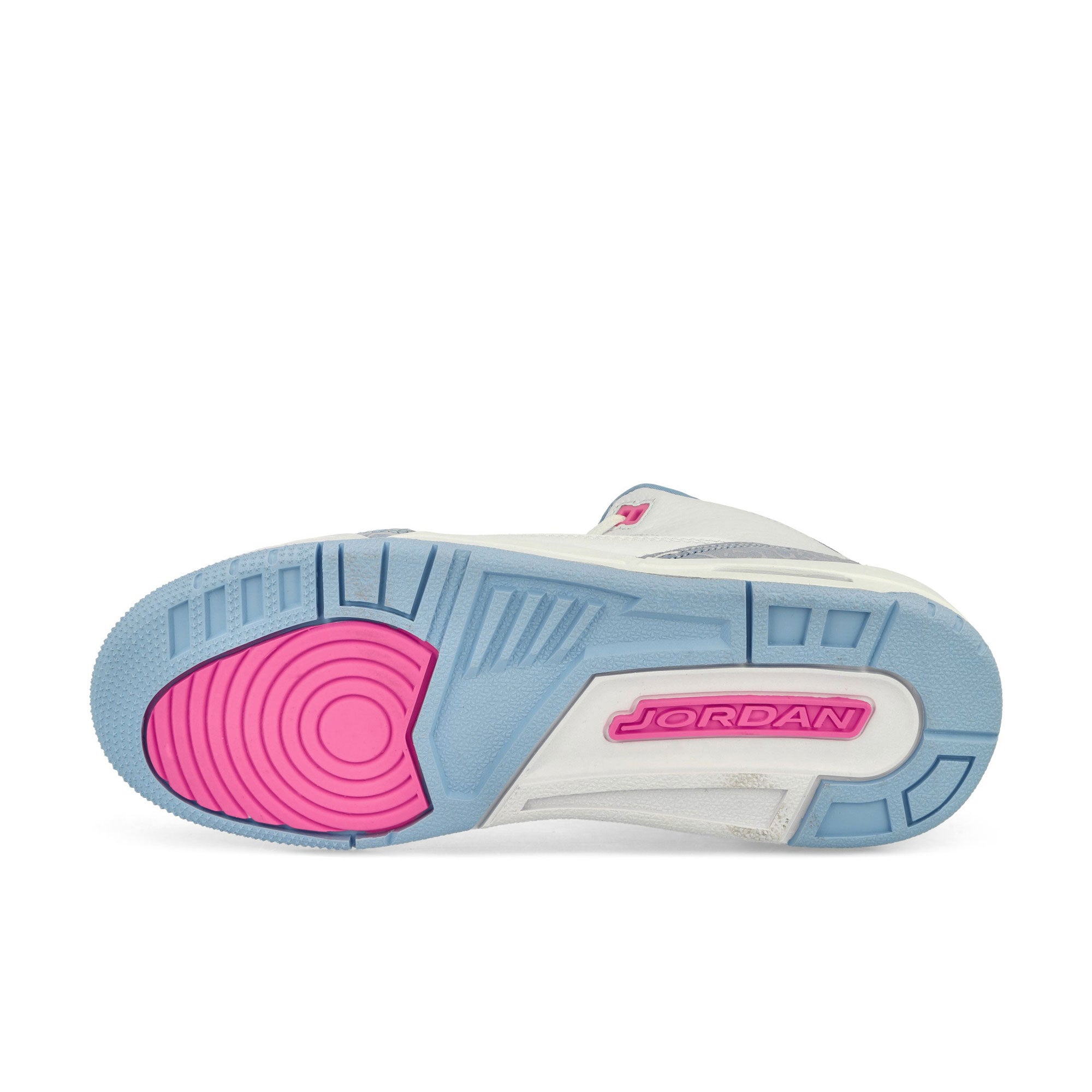 Jordan Air Jordan 3 Retro GS Cobalt Bliss White / Pink Glow - Cobalt Bliss Mid Top Sneaker HQ0784 101 Detail View 1 | Overkill