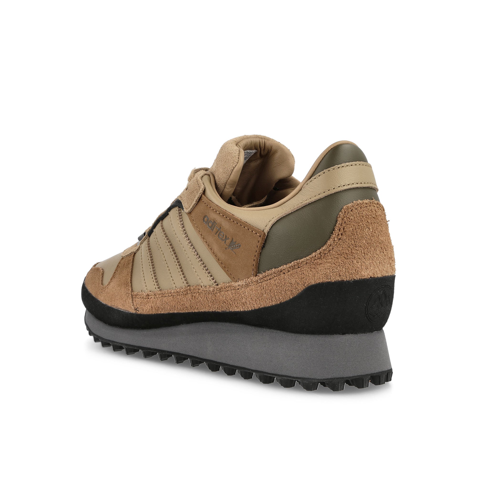 adidas Hiaven SPZL Timber-Cardboard-Trace Olive Sneakers Material | Overkill