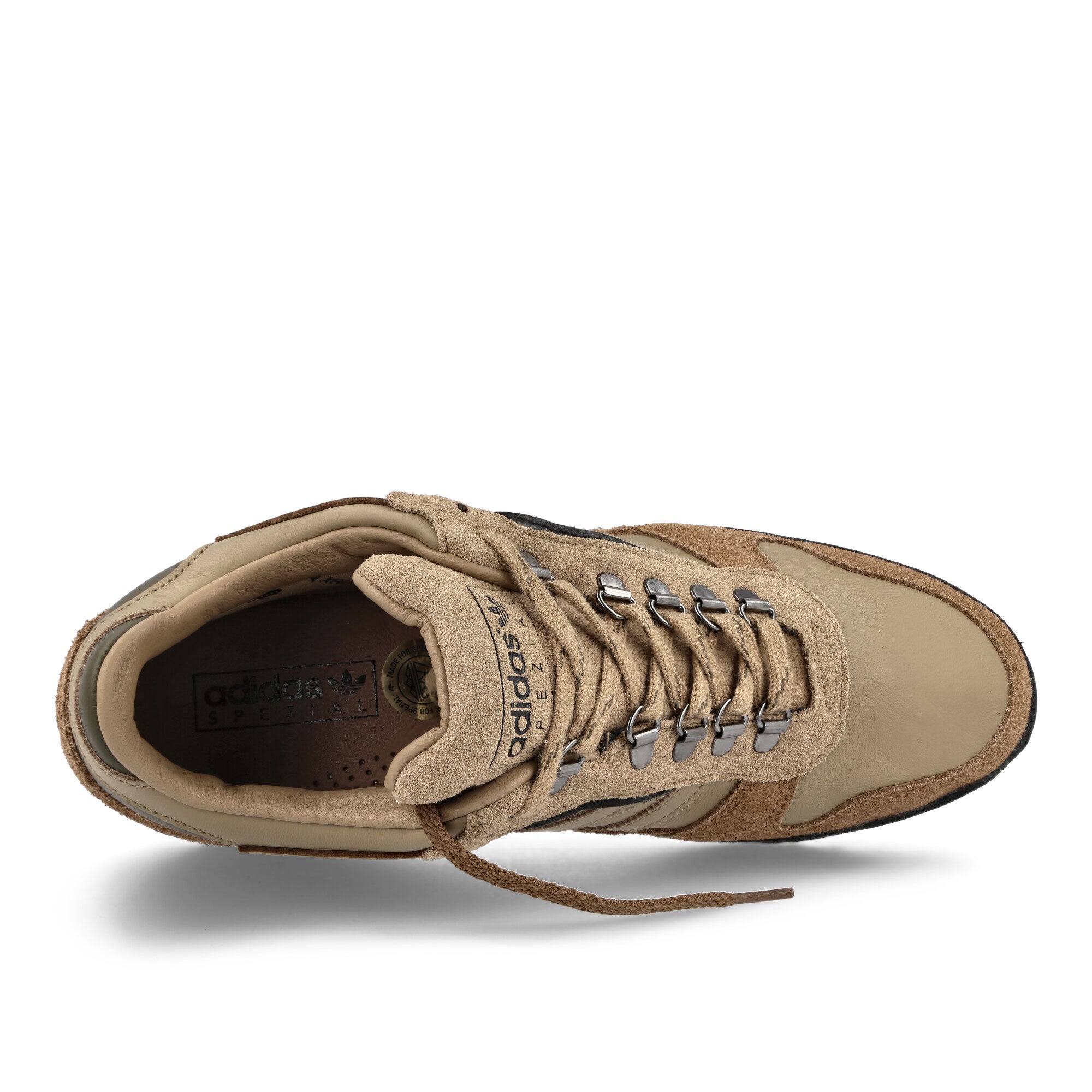 adidas Hiaven SPZL Timber-Cardboard-Trace Olive Sneakers Detailfoto | Overkill