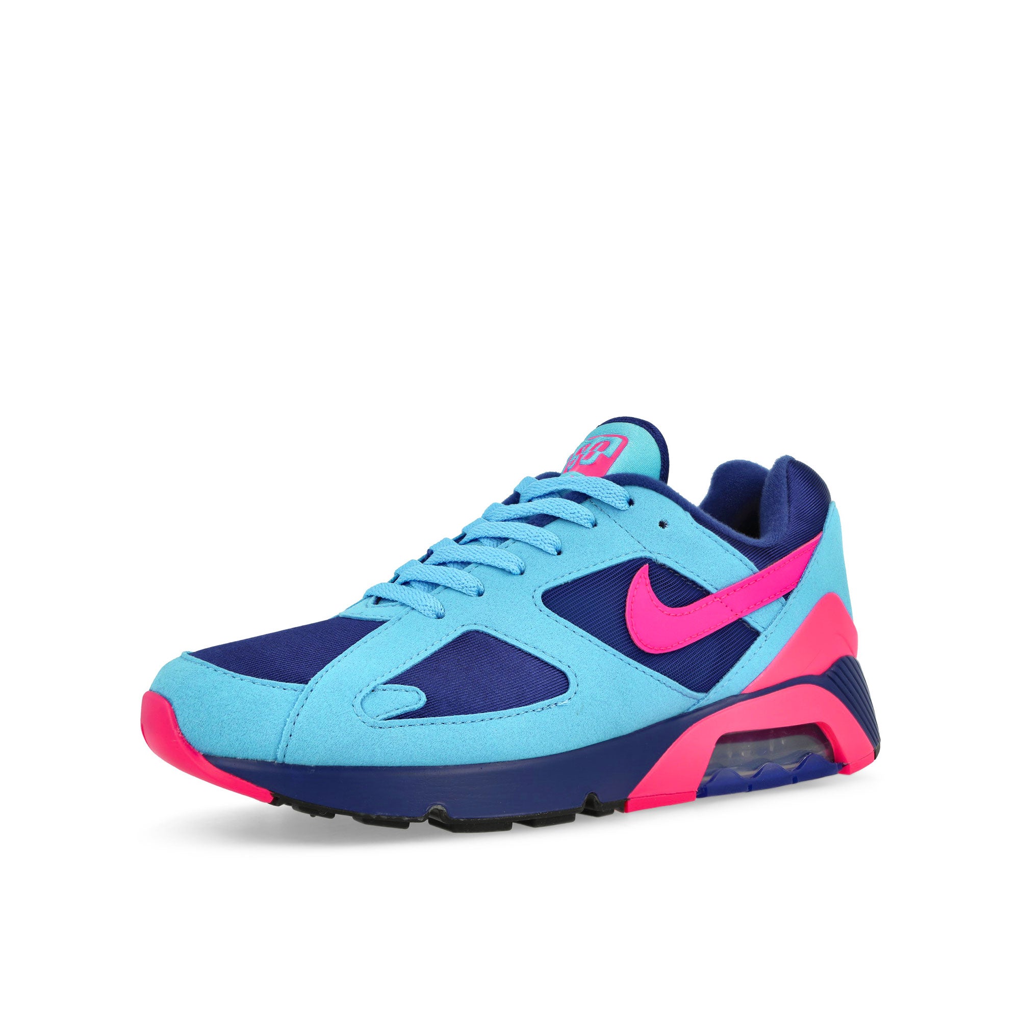 Nike Air 180 University Blue / Hyper Pink Low Top Sneakers Close Up | Overkill