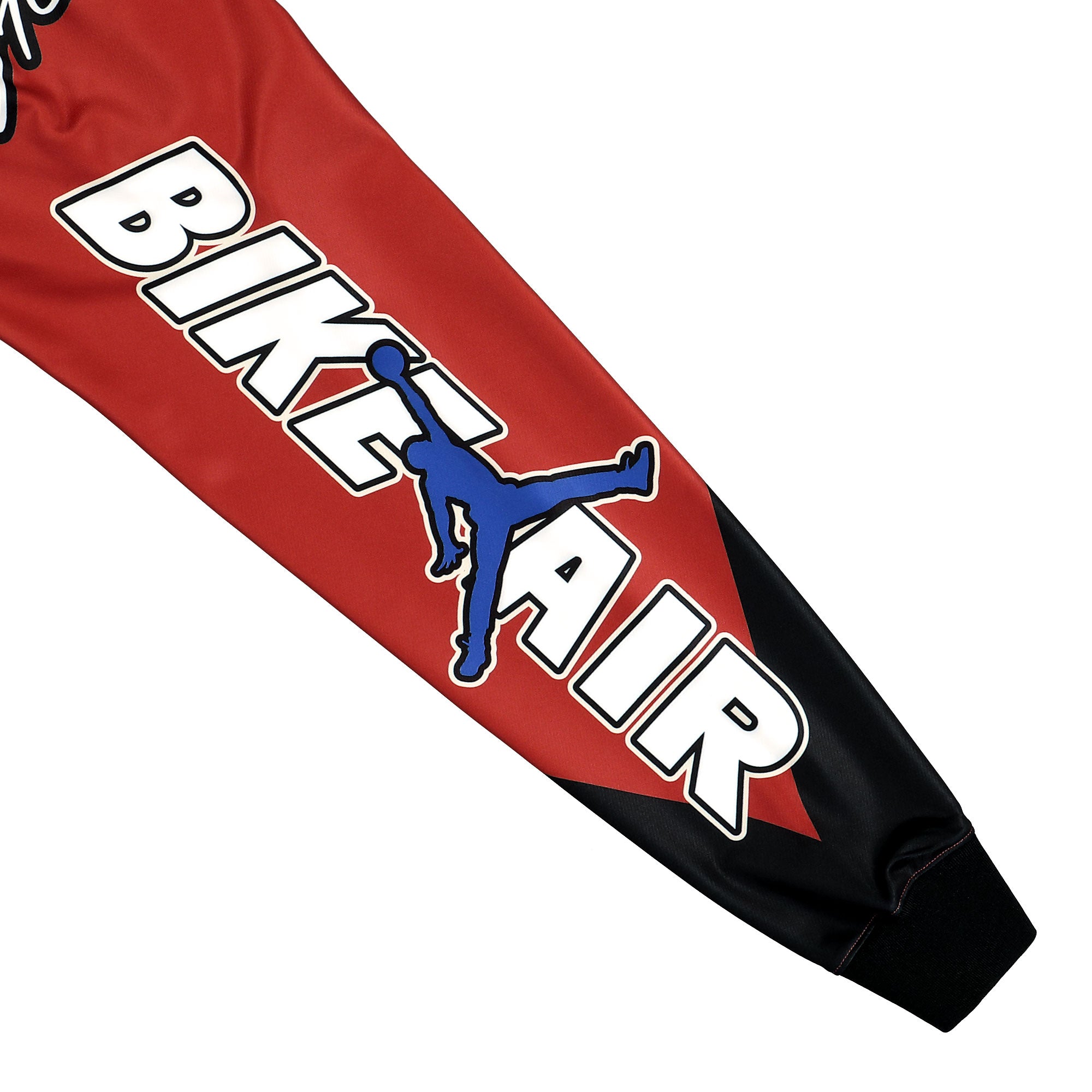 Jordan Bike Jersey Cinnabar / Black / Lyon Blue Longsleeves Detailfoto | Overkill