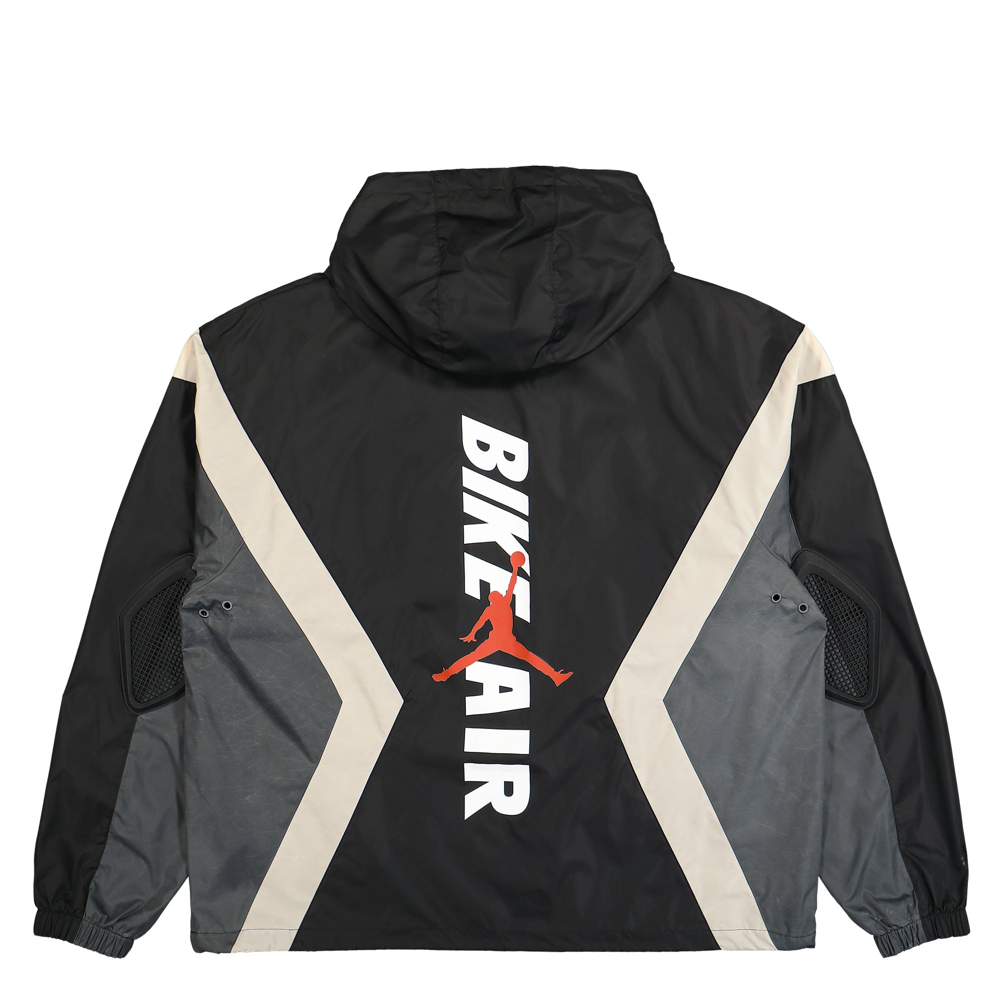 Jordan Bike Draft Jacket Black / Iron Grey / Light Cream / Cinnabar Track Jackets Close-up | Overkill