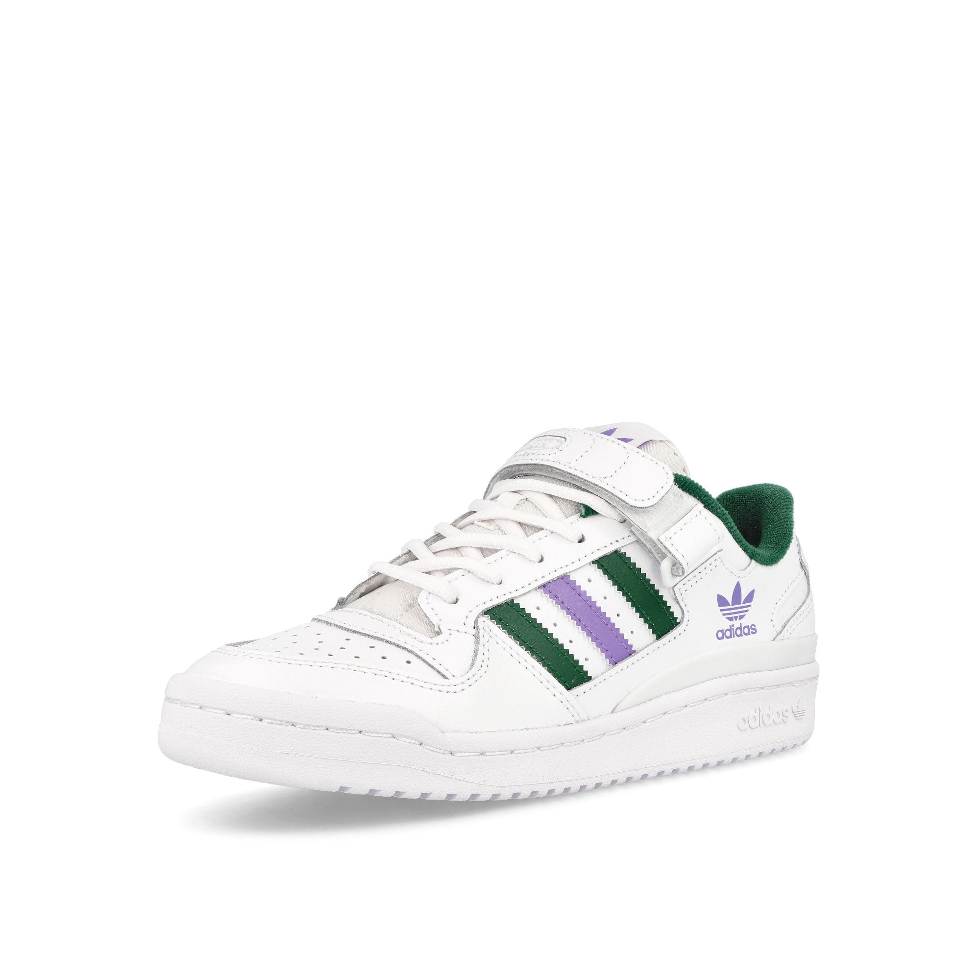 adidas Forum Low W Footwear White-Violet Fusion-Violet Fusion Low Top Sneakers Close Up | Overkill