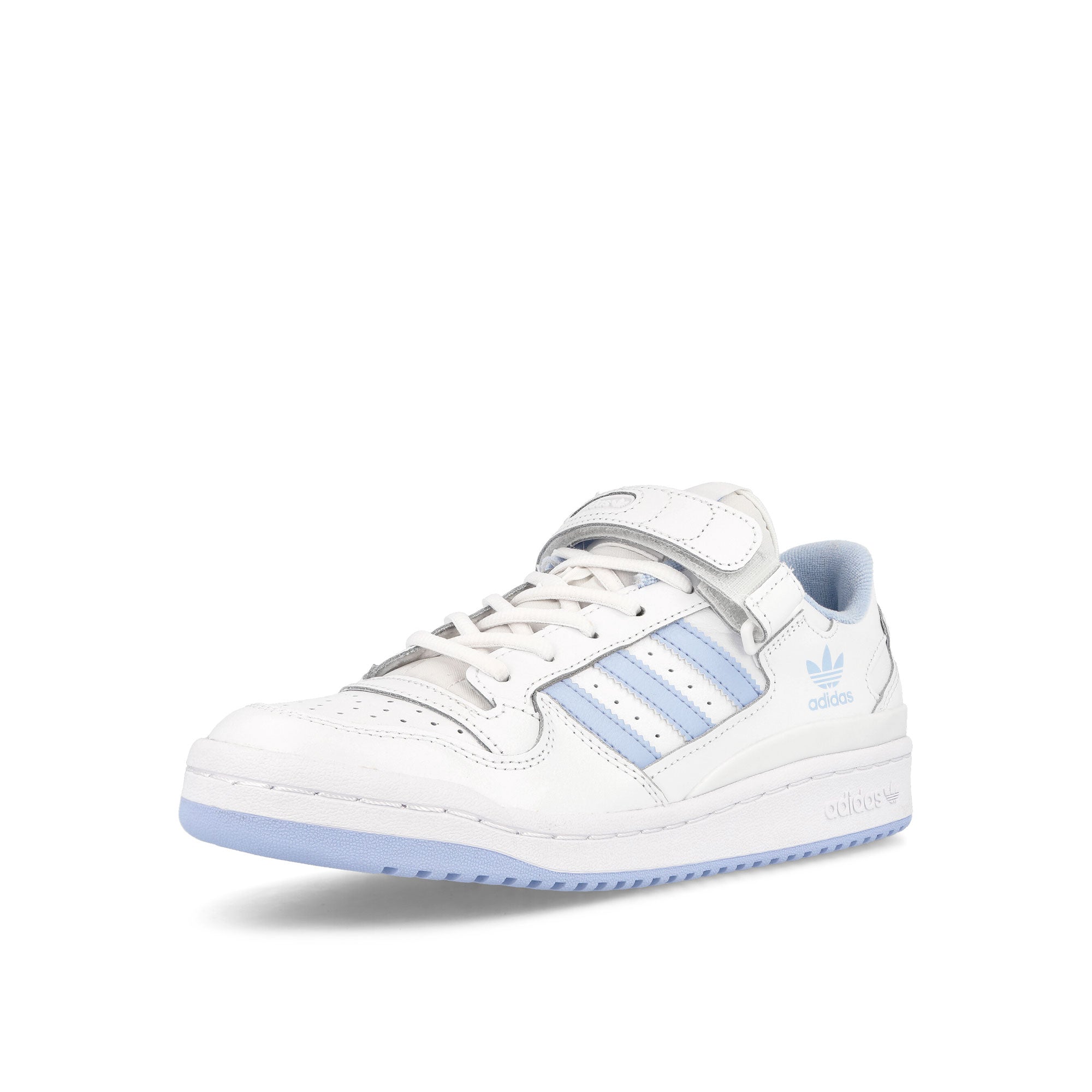 adidas Forum Low W Footwear White-Blue Dawn-Footwear White Low Top Sneakers Close Up | Overkill