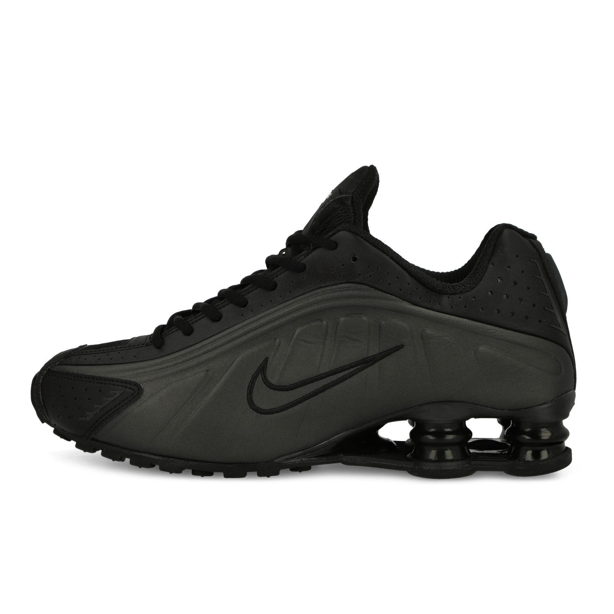 Nike Shox R4 Black / Black - Black - Bright Crimson Low Top Sneakers HQ1988 001 | Overkill