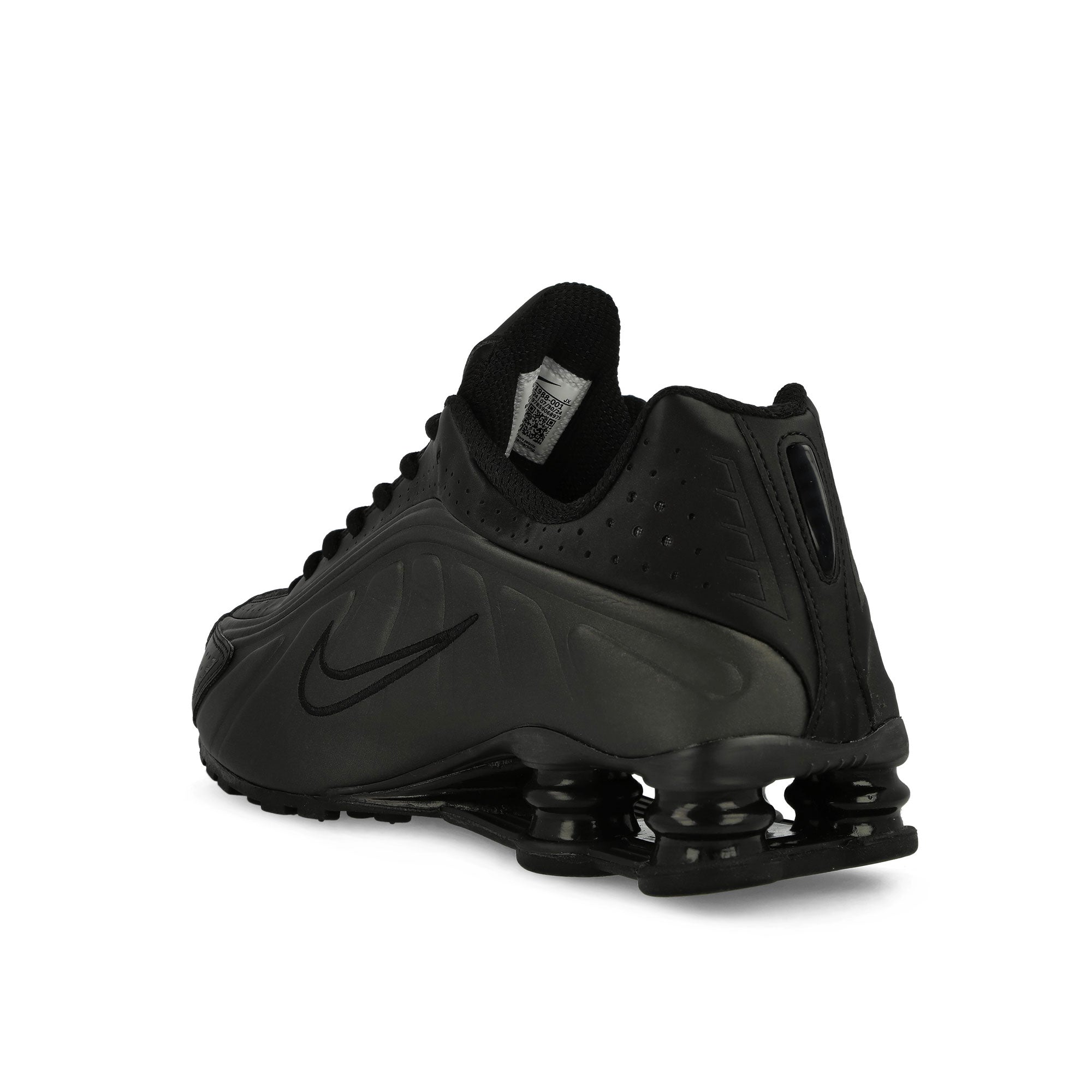 Nike Shox R4 Black / Black - Black - Bright Crimson Low Top Sneakers Material | Overkill