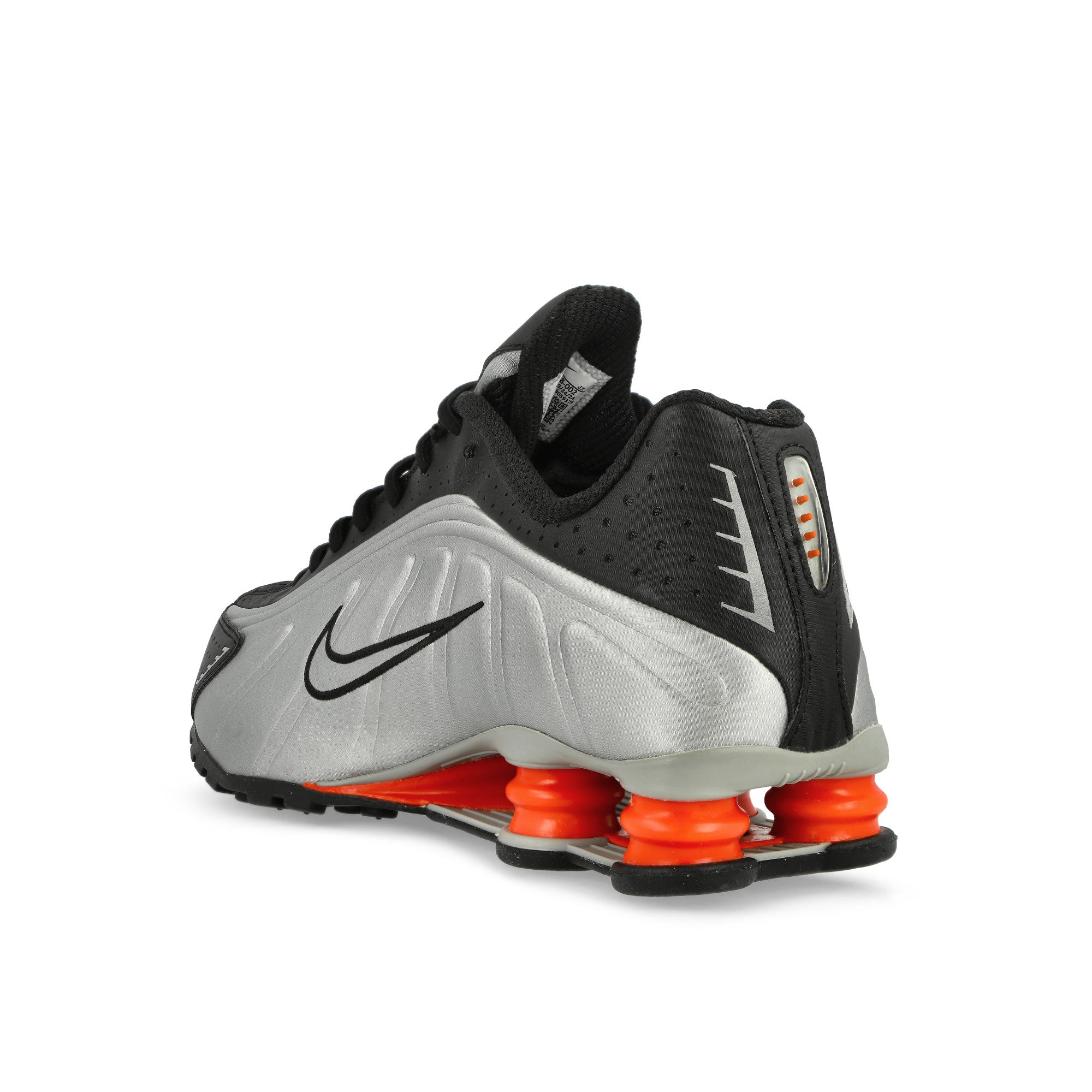 Nike Shox R4 Metallic Silver / Metallic Silver-Black Low Top Sneakers Material | Overkill
