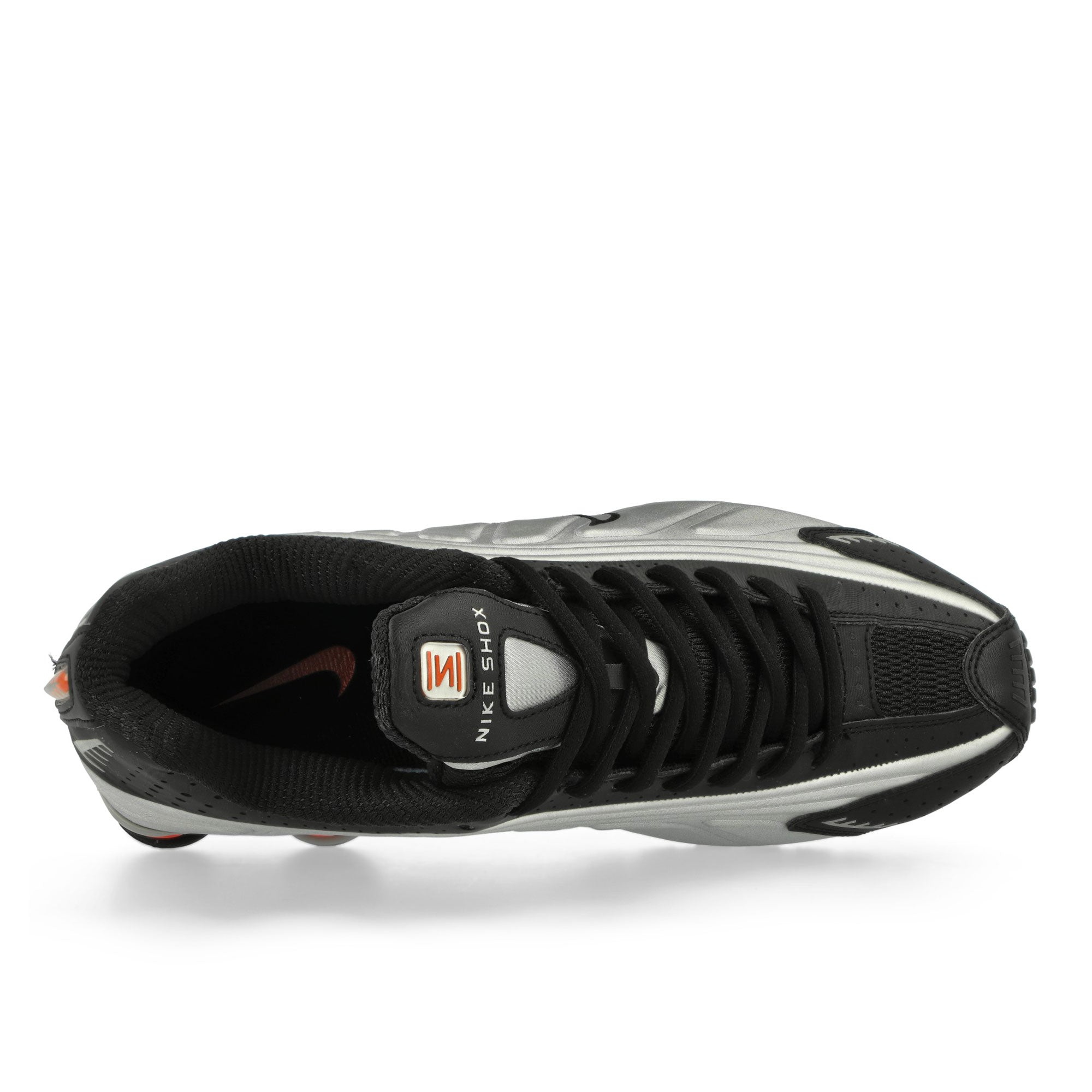 Nike Shox R4 Metallic Silver / Metallic Silver-Black Low Top Sneakers Detailfoto | Overkill