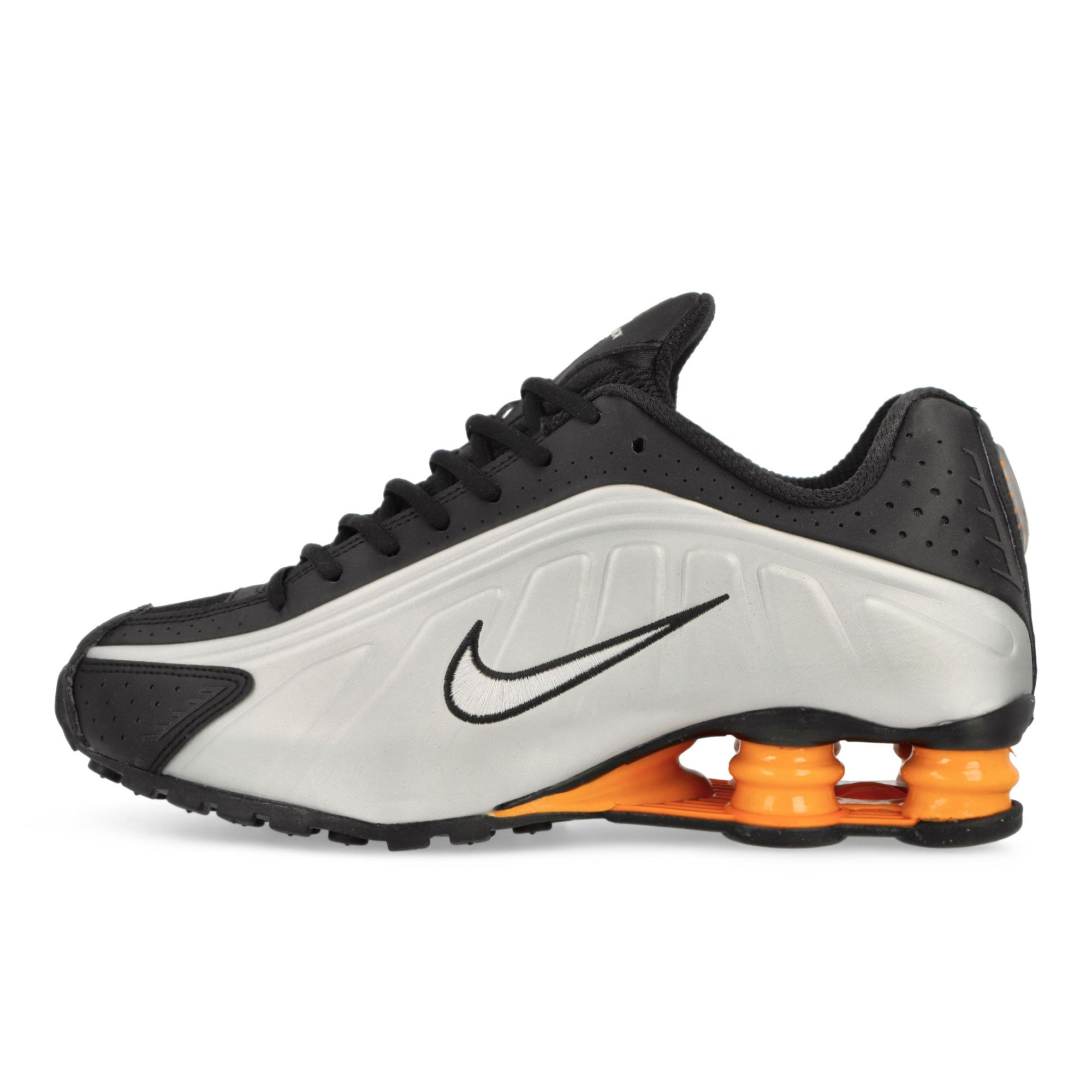 Nike Shox R4 Black / Vast Grey - Bright Mandarin Low Top Sneakers HQ1988 003 | Overkill