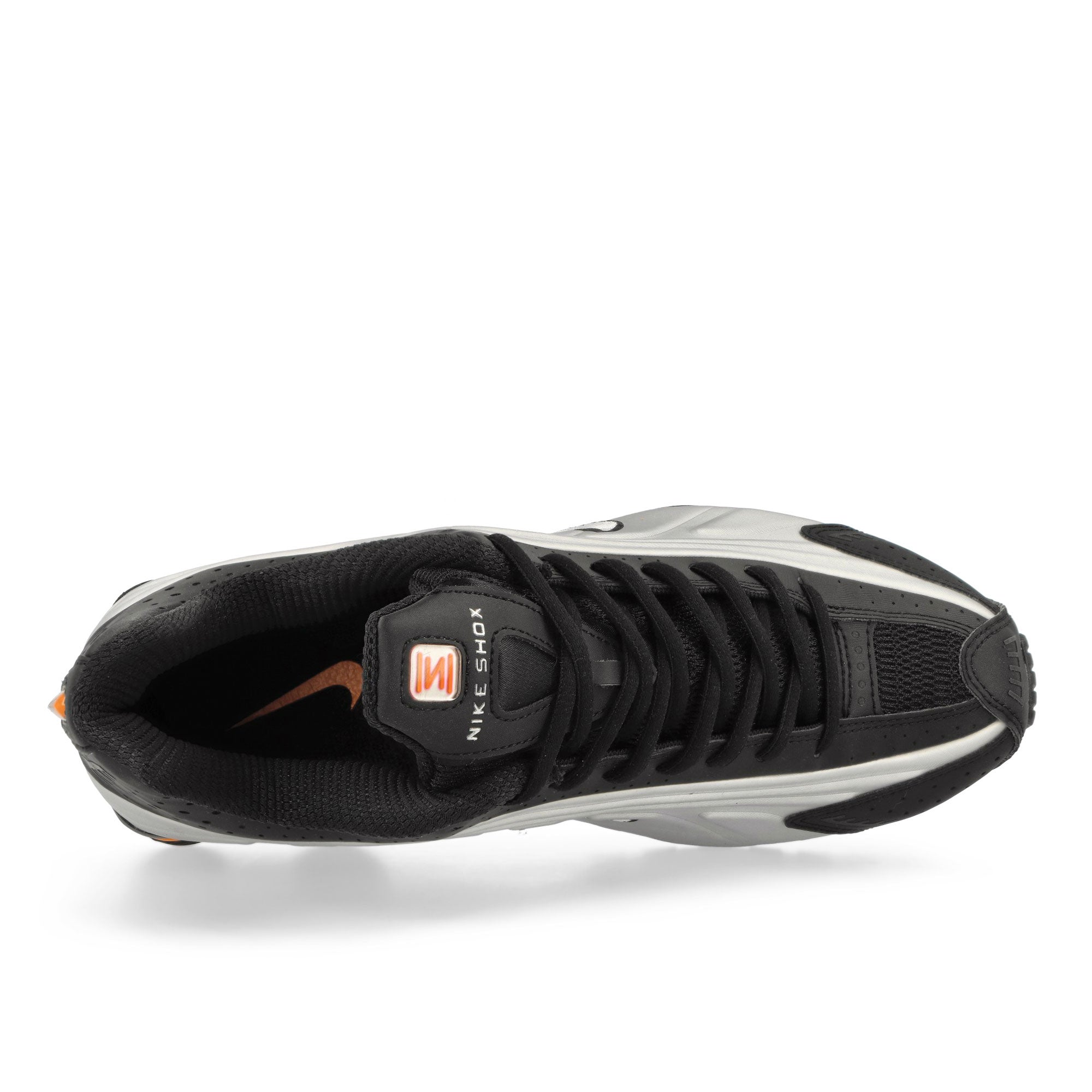 Nike Shox R4 Black / Vast Grey - Bright Mandarin Low Top Sneakers Detailfoto | Overkill