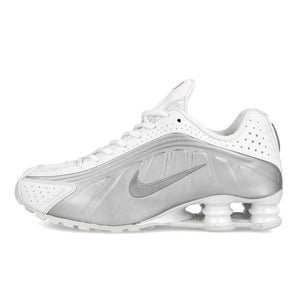 Nike Shox R4 White / Metallic Silver - White Low Top Sneakers HQ1988 101 | Overkill