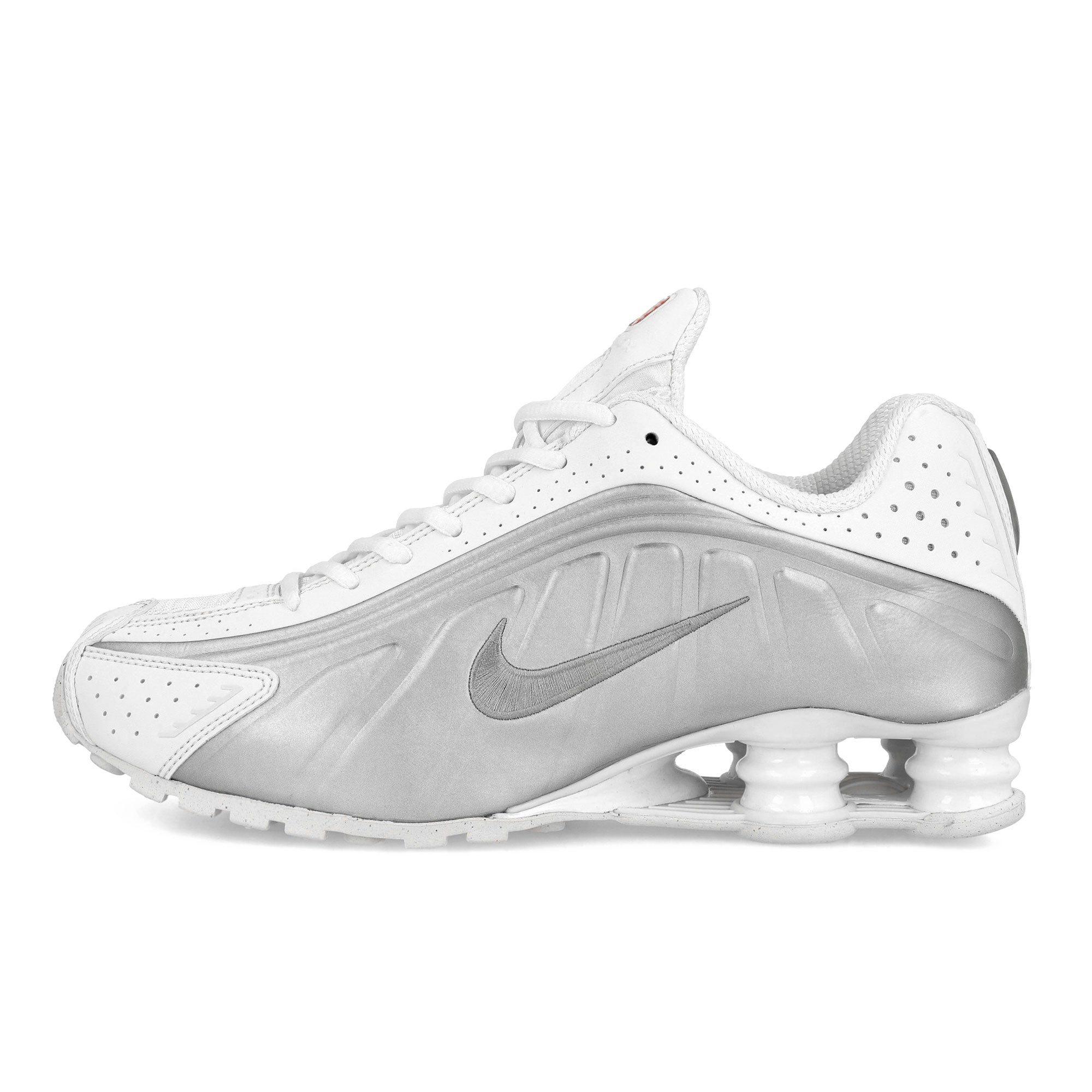 Nike Shox R4 White / Metallic Silver - White Low Top Sneakers HQ1988 101 | Overkill