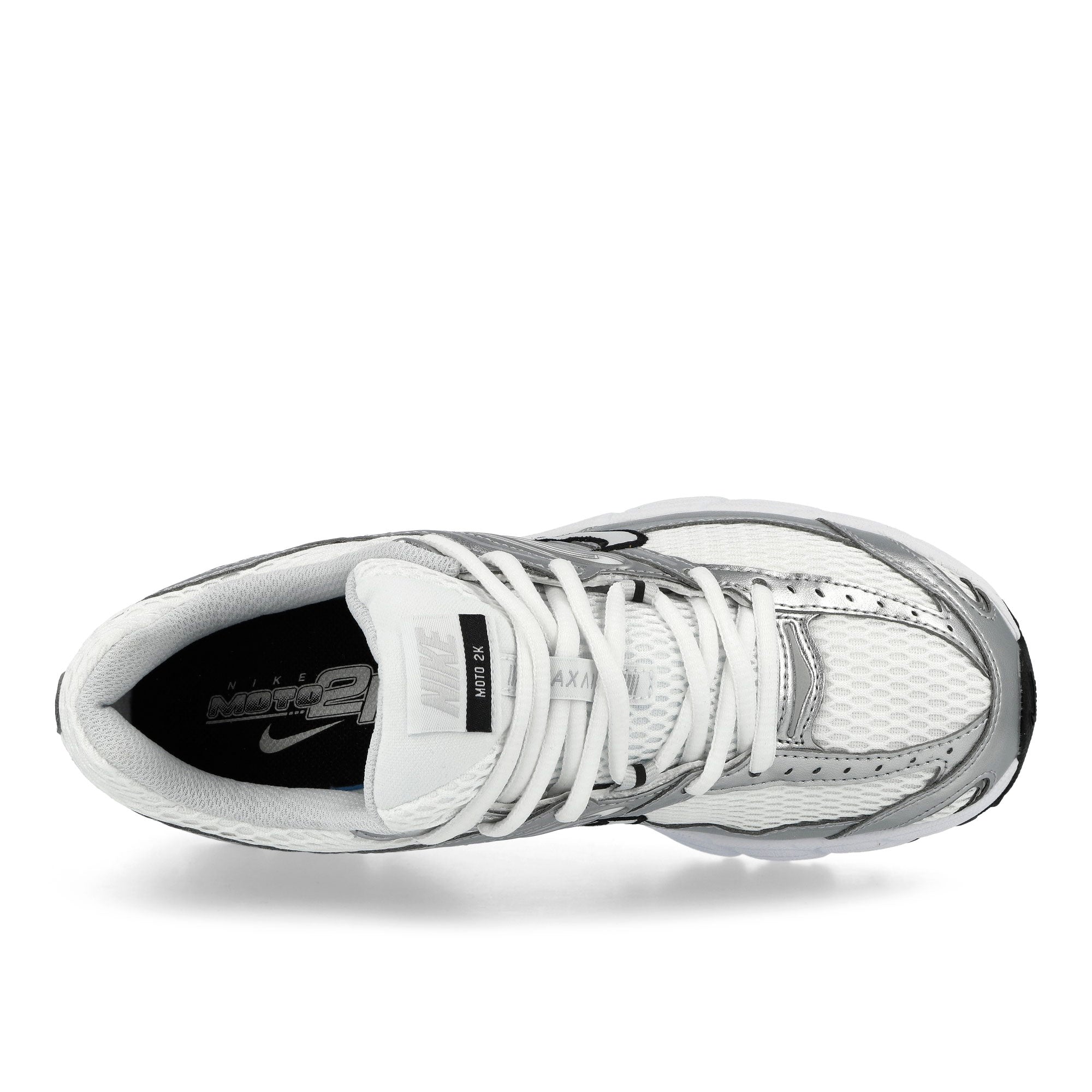 Nike Air Max Moto 2K White / Photon Dust - Metallic Silver - Black Low Top Sneakers HQ2056 103 Detailfoto | Overkill