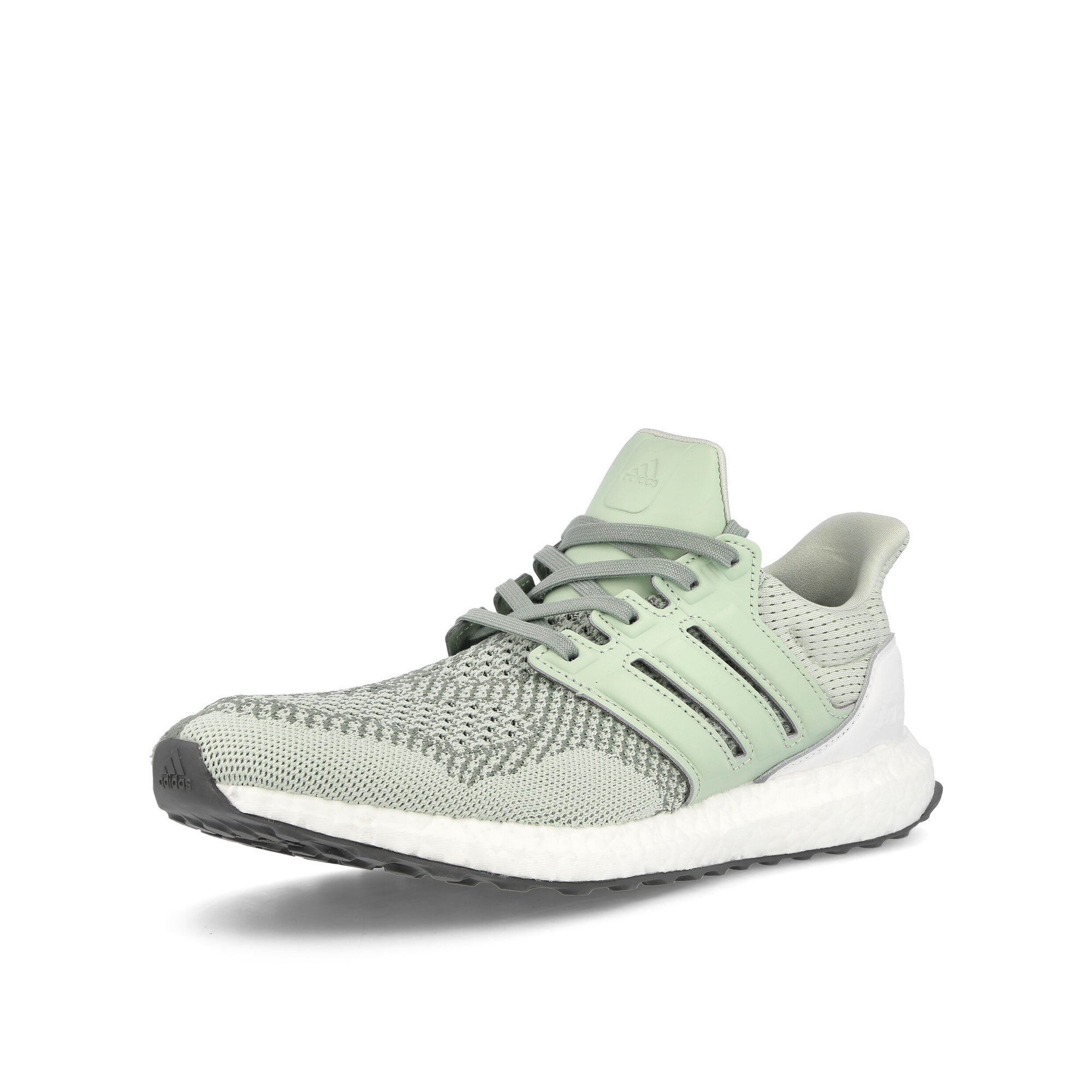 adidas UltraBOOST 1.0 Linen Green / Silver Green Low Top Sneakers Close Up | Overkill
