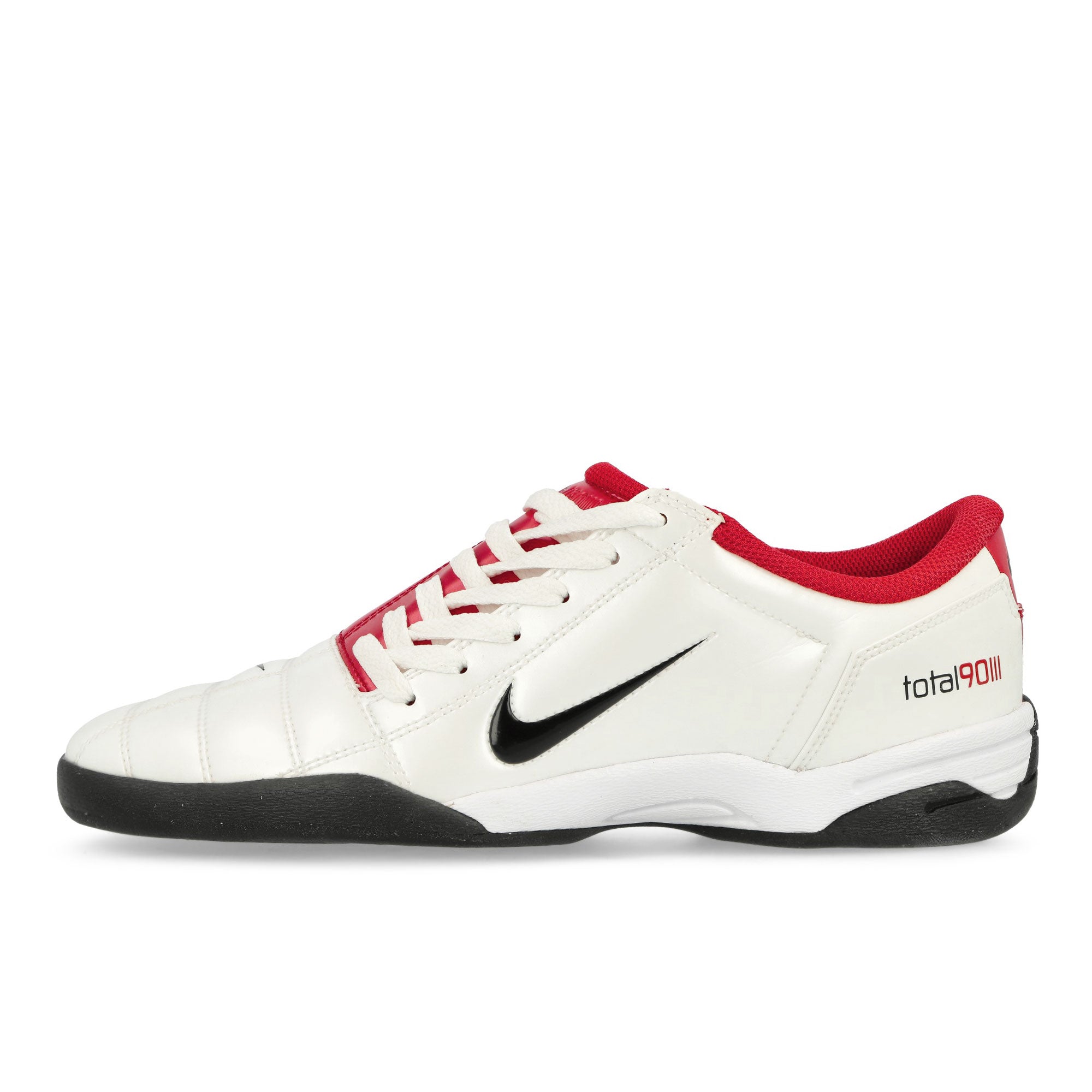 Nike T90 White / Black - Gym Red Low Top Sneaker HQ2851 100 | Overkill