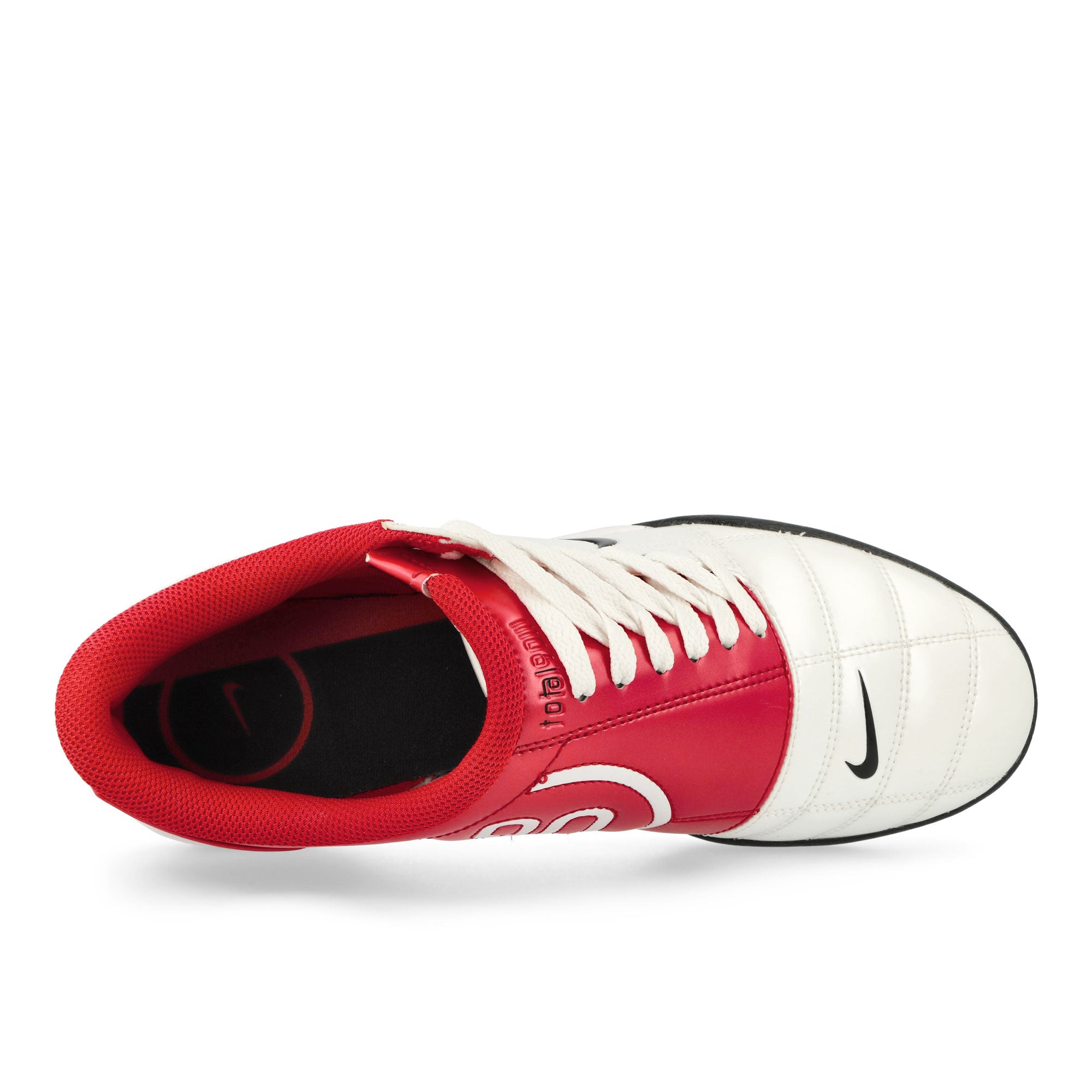 Nike T90 White / Black - Gym Red Low Top Sneaker HQ2851 100 Detailfoto | Overkill