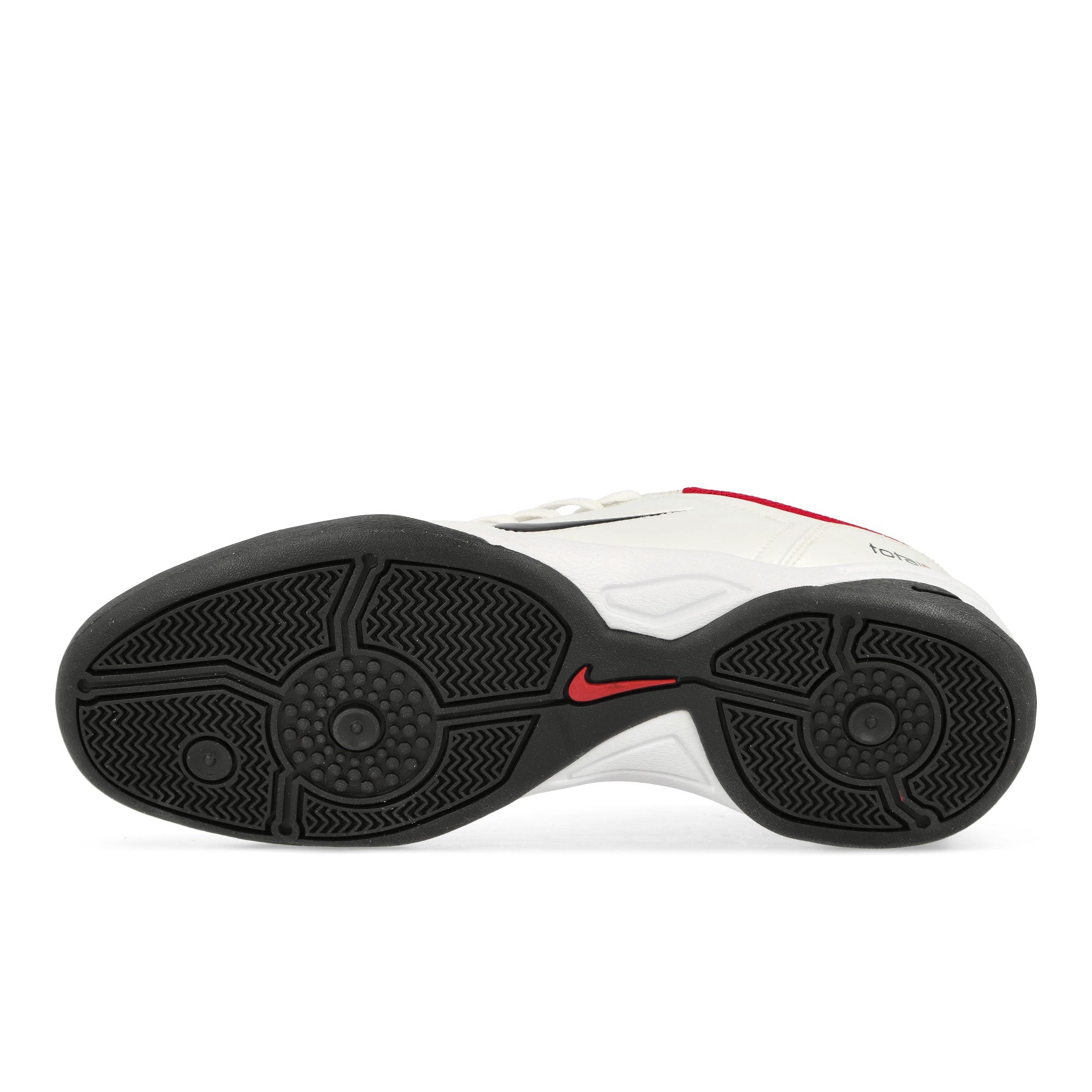 Nike T90 White / Black - Gym Red Low Top Sneaker HQ2851 100 Detail View 1 | Overkill