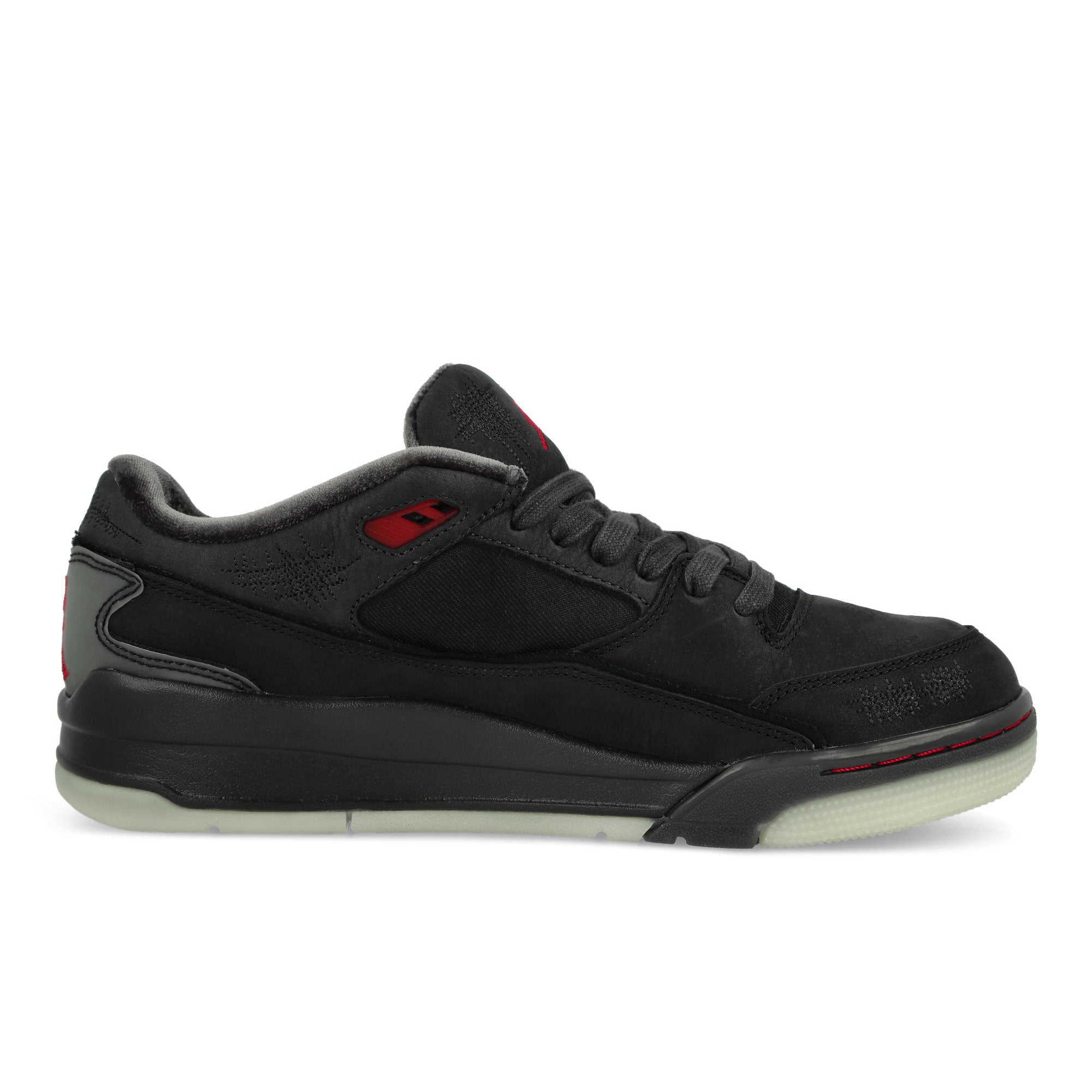 Jordan Wmns Flight Court SP Black / Varsity-Red-Off-Noir-Musl Low Top Sneakers Silhouette | Overkill