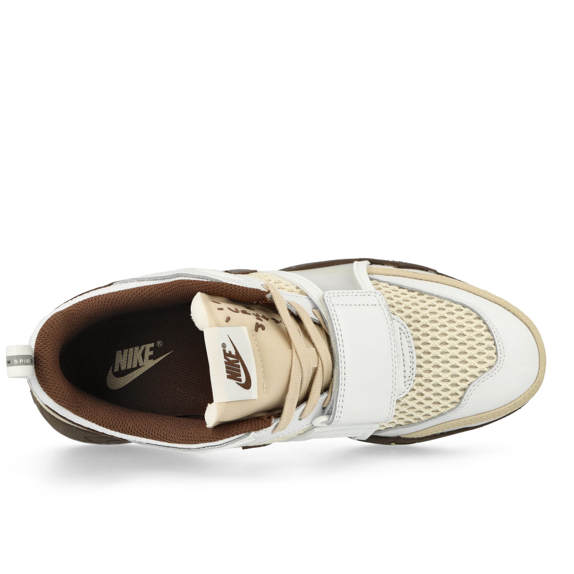 Nike Zoom Field Jaxx White / Light Chocolate - White Low Top Sneakers Detail View 1 | Overkill