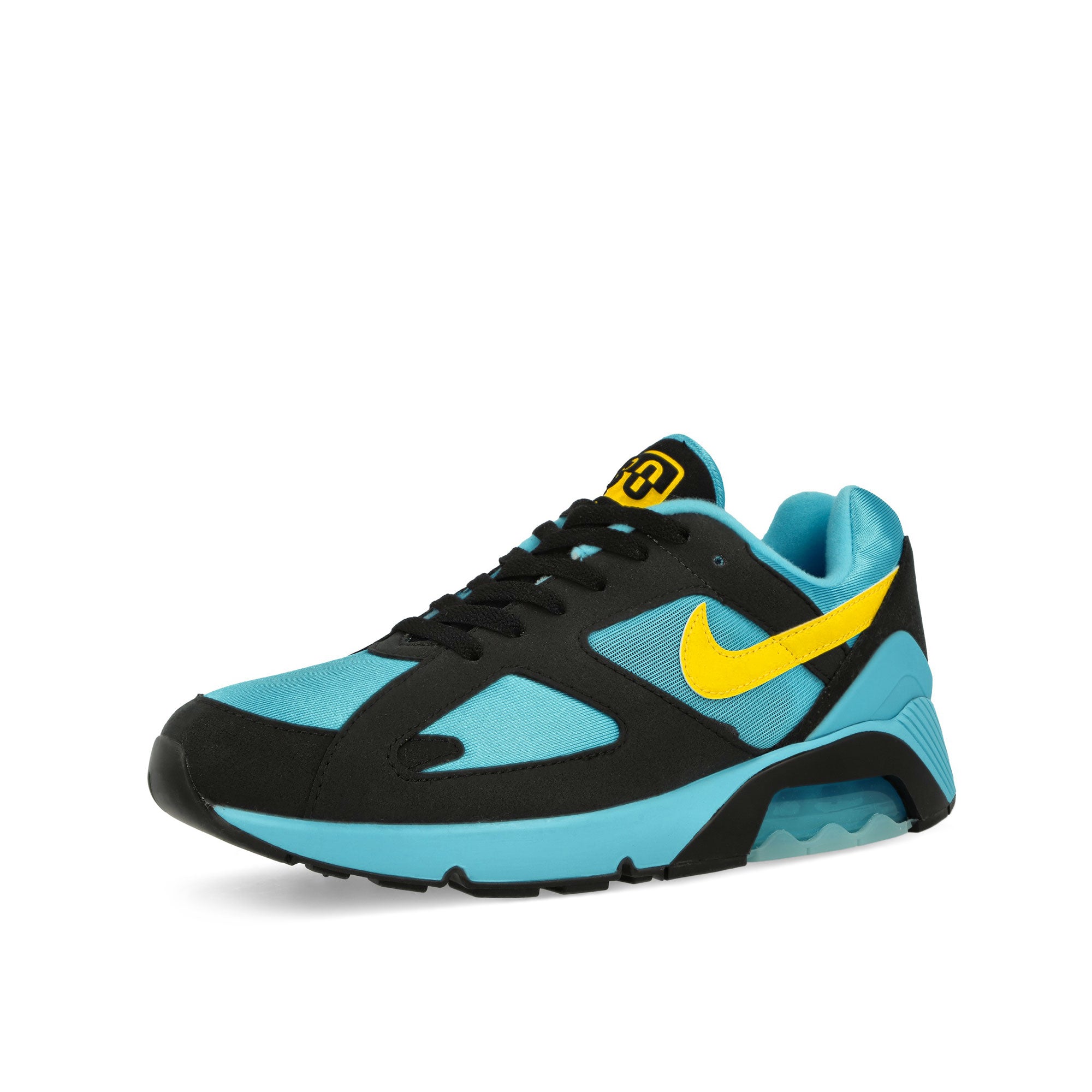 Nike Air 180 Baltic Blue / Lightening - Black Low Top Sneakers Close Up | Overkill