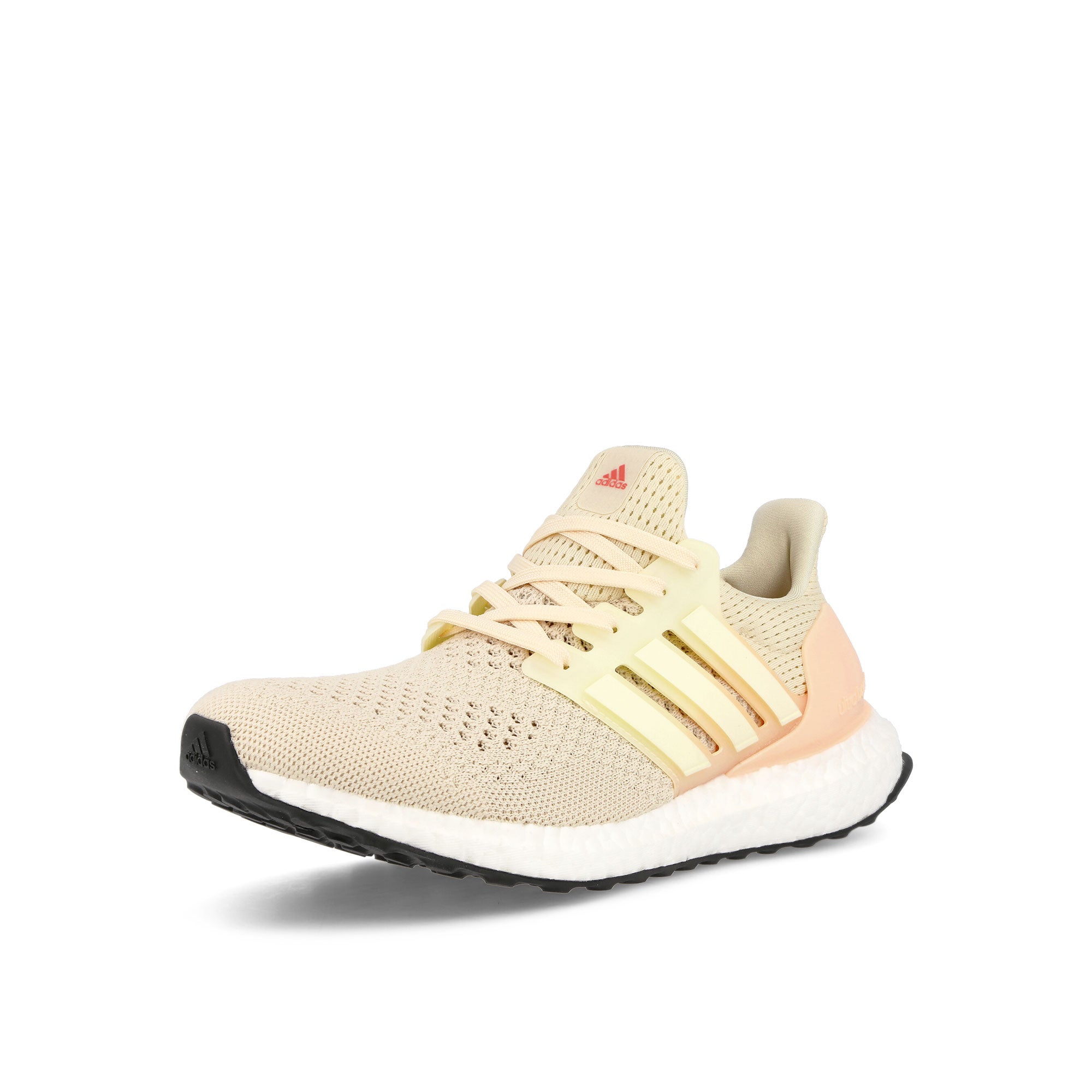 adidas UltraBOOST 1.0 W Ecru Tint-Ecru Tint-Semi Coral Low Top Sneakers Close Up | Overkill