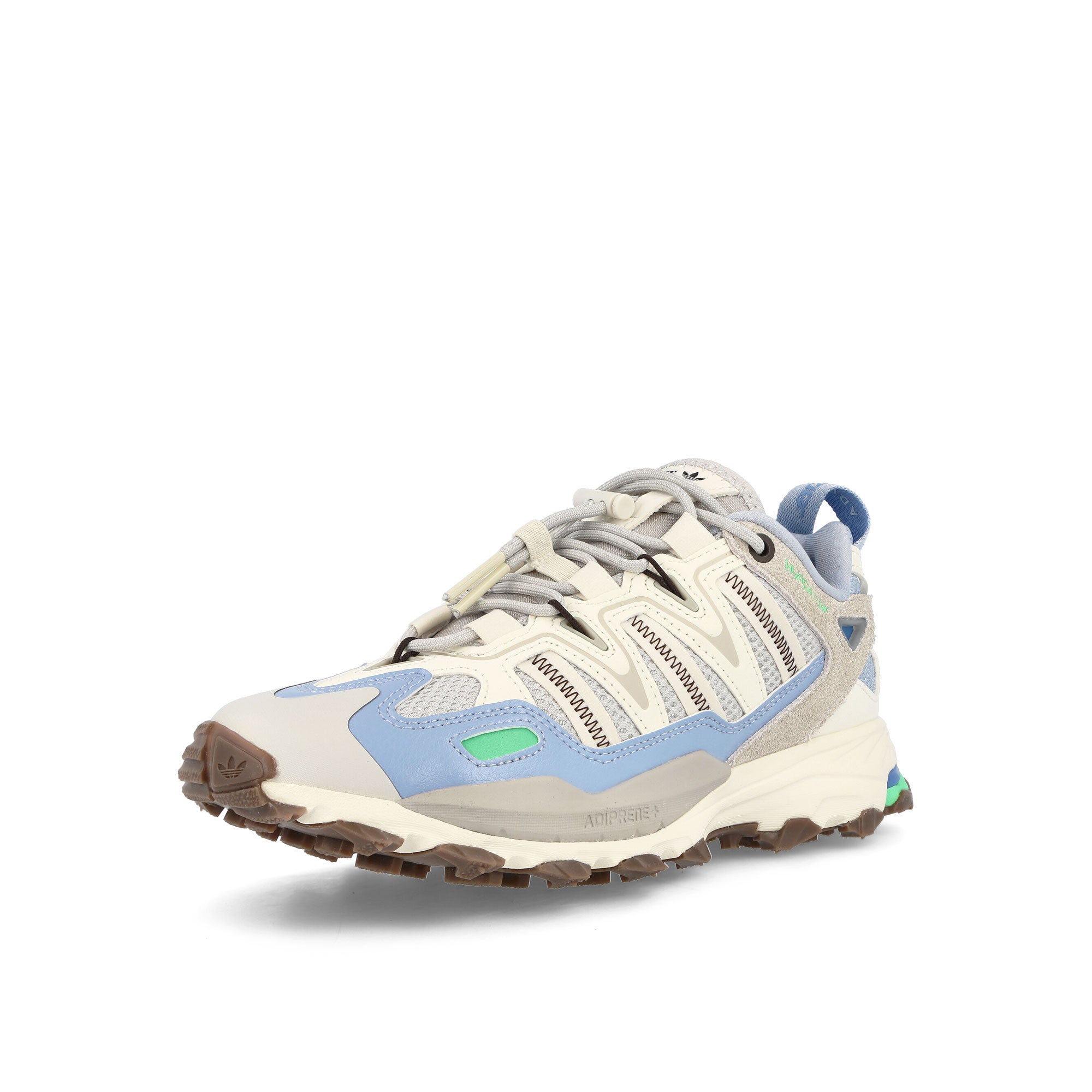 adidas Hyperturf W Grey One-Off White-Blue Dawn Sneakers Close Up | Overkill