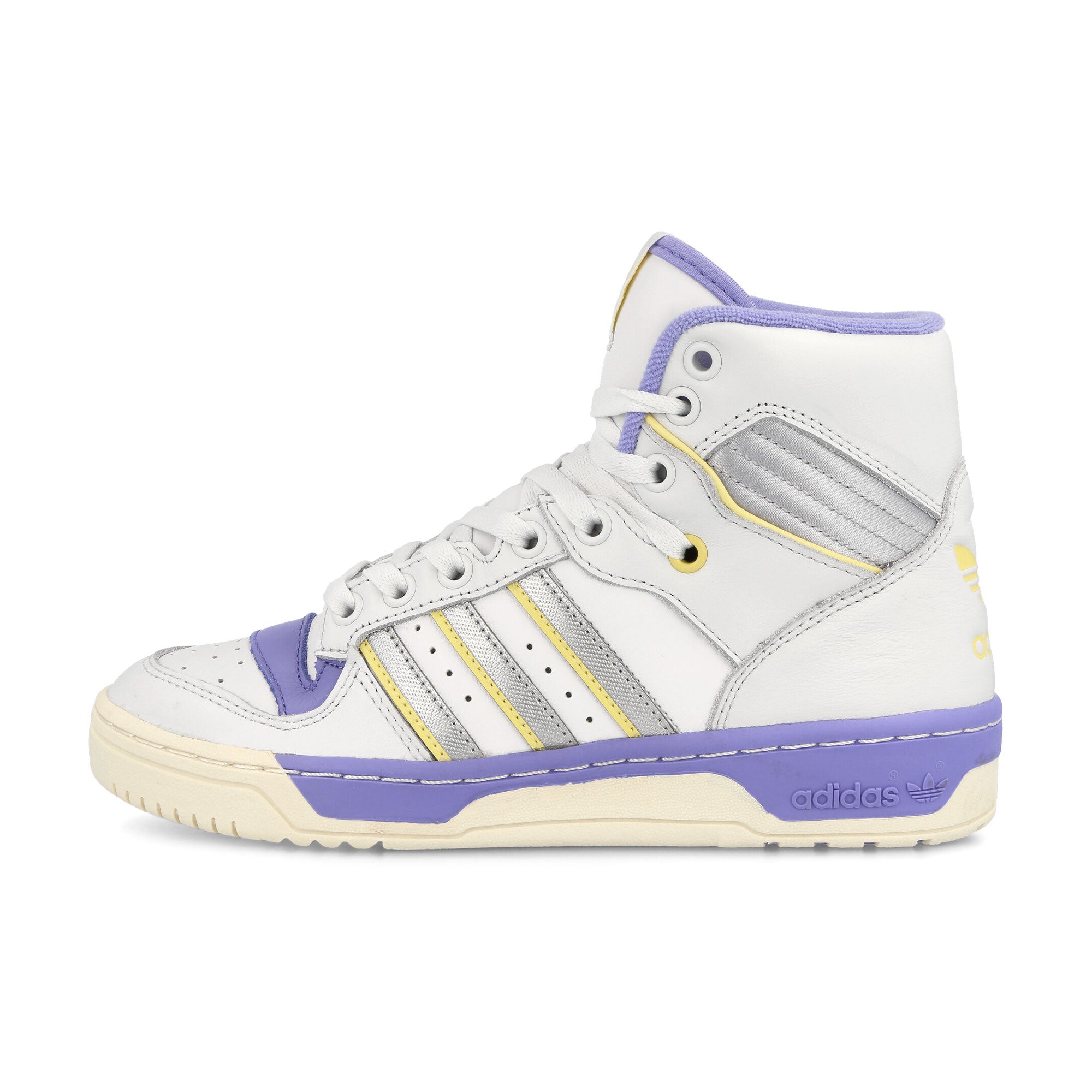adidas Rivalry Hi W Crystal White-Silver Metallic-Chalk White High Top Sneakers HQ4428 | Overkill