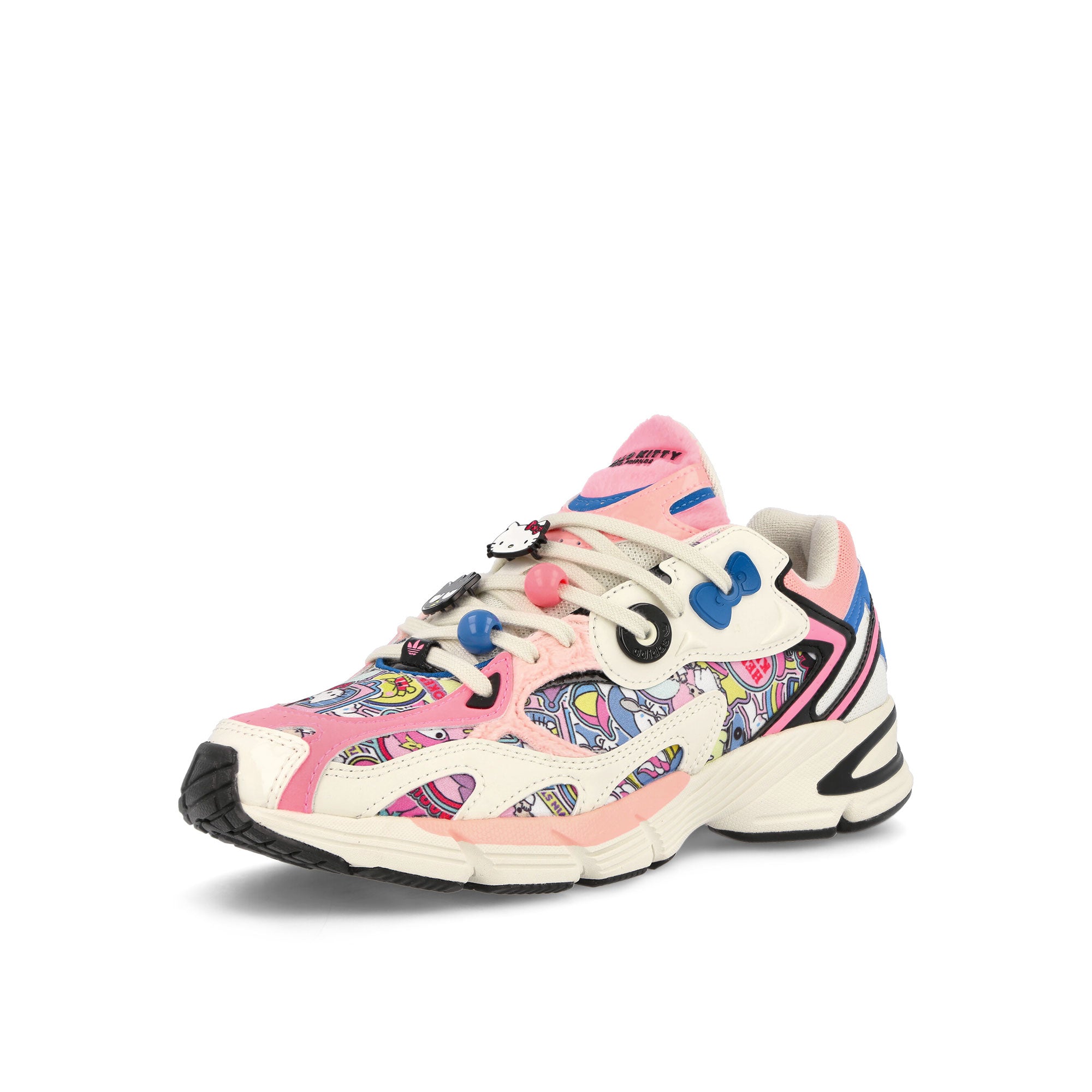 adidas Hello Kitty x adidas Astir W Off White / Cleo Orange / Core Black Low Top Sneakers Close Up | Overkill