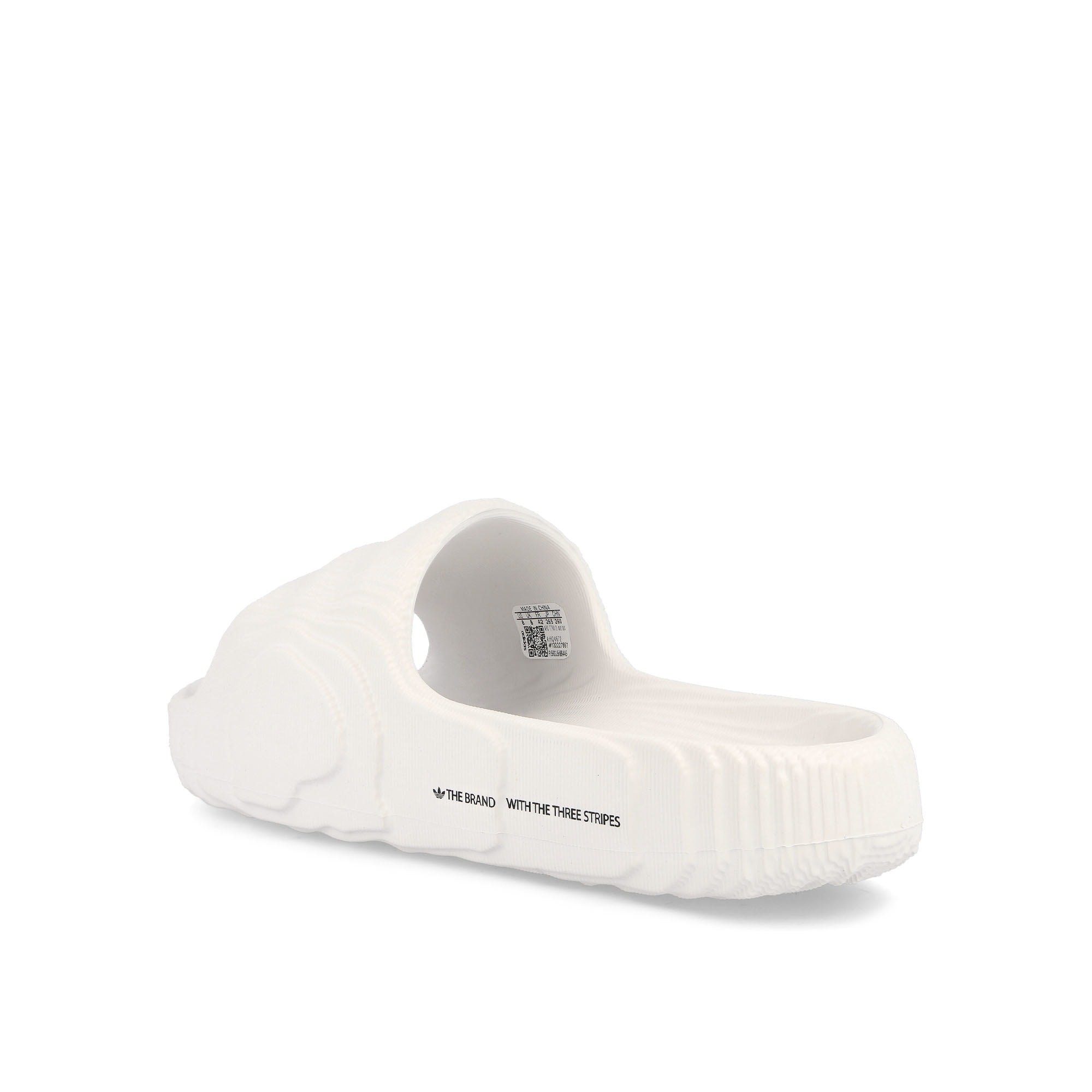 adidas Adilette 22 Crystal White / Crystal White / Core Black Slides, Sandals & Slippers Material | Overkill