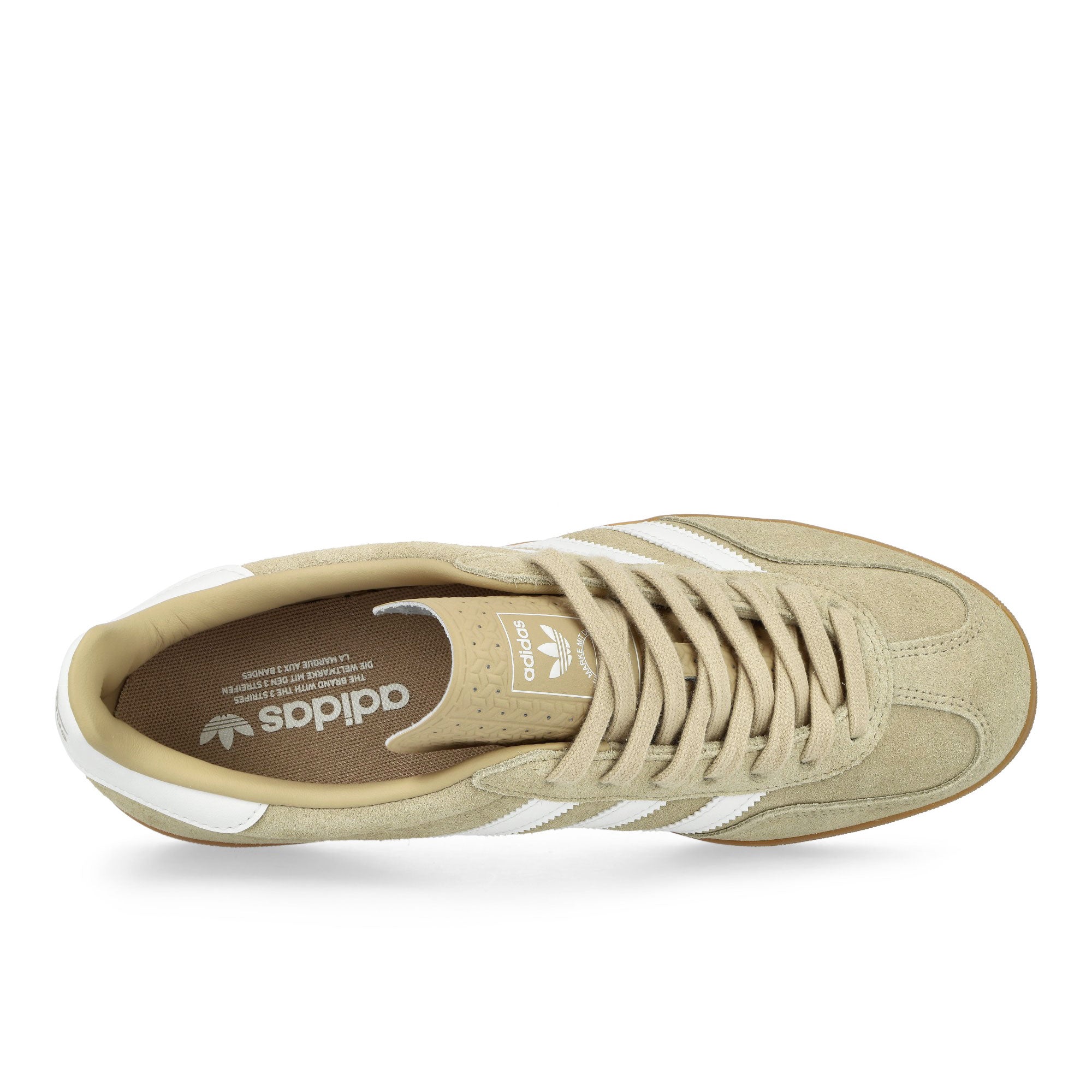 adidas Gazelle Indoor Magic Beige / Core White / Gum 2 Low Top Sneakers HQ5154 Detailfoto | Overkill