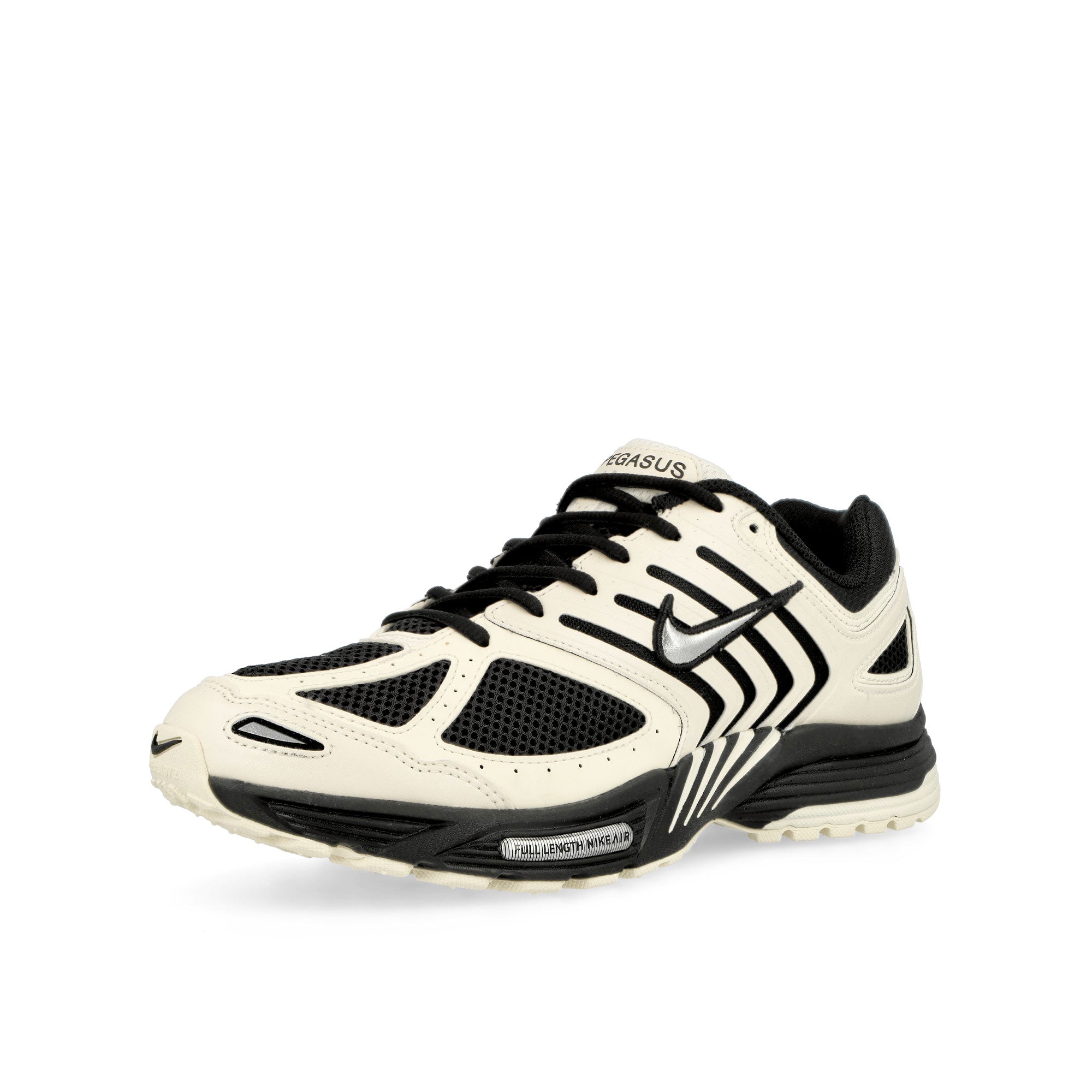 Nike Air Pegasus 2005 Pale Ivory / Metallic Silver-Coconut Milk Low Top Sneakers Close Up | Overkill