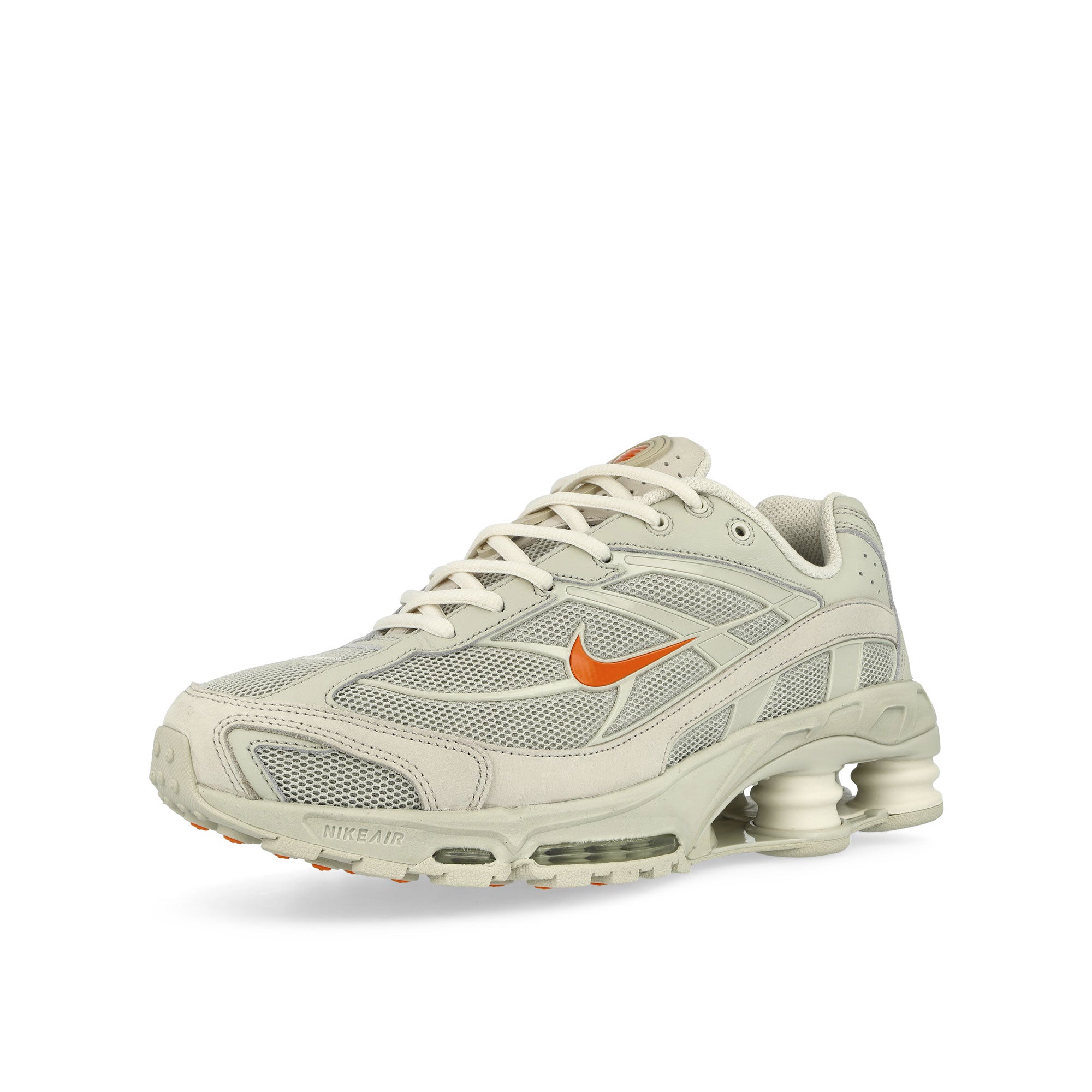 Nike Shox Ride 2 Light Bone / Turf Orange-Phantom Low Top Sneakers Close Up | Overkill