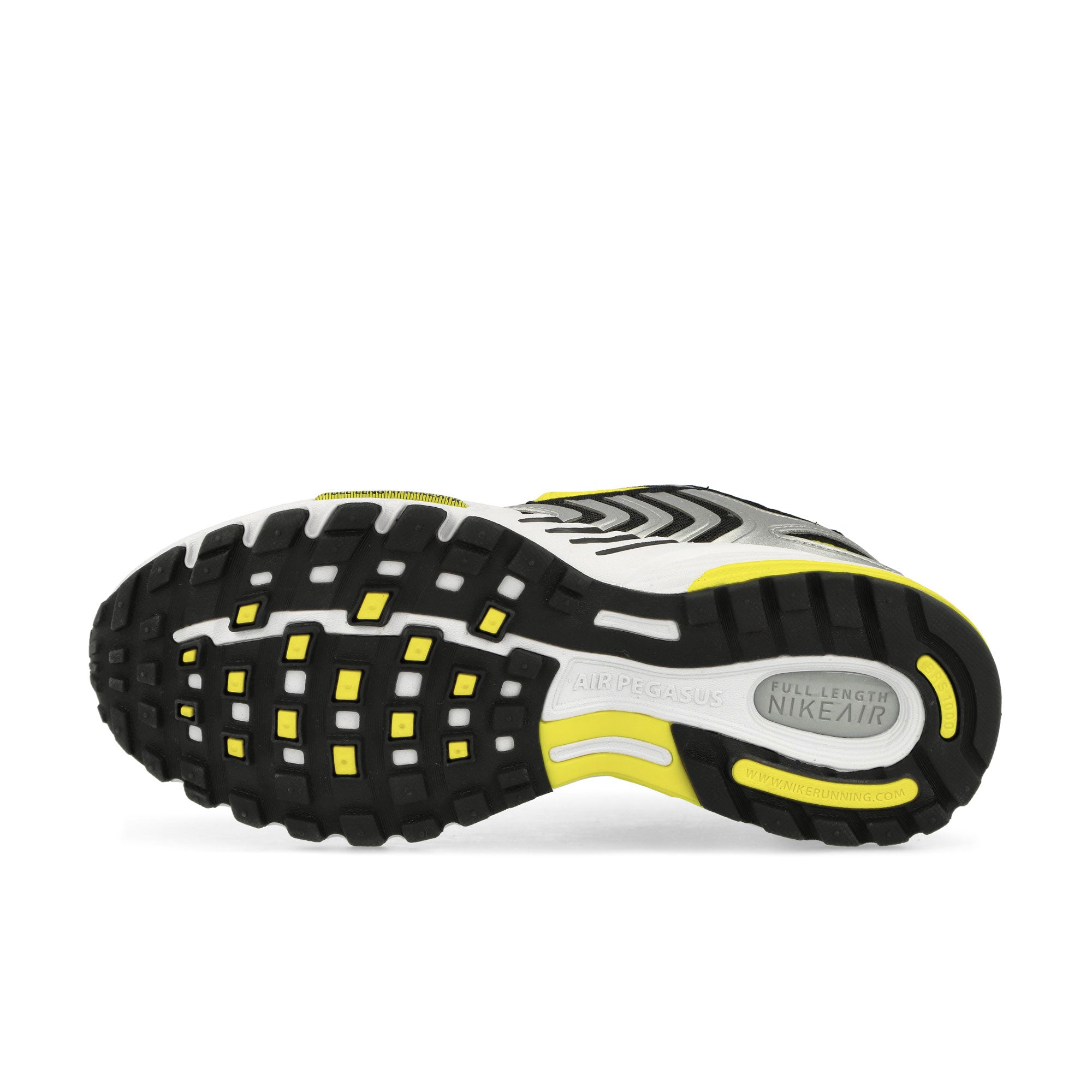 Nike W Air Pegasus 2005 White / Opti Yellow - Metallic Silver - Black Low Top Sneakers Detail View 1 | Overkill