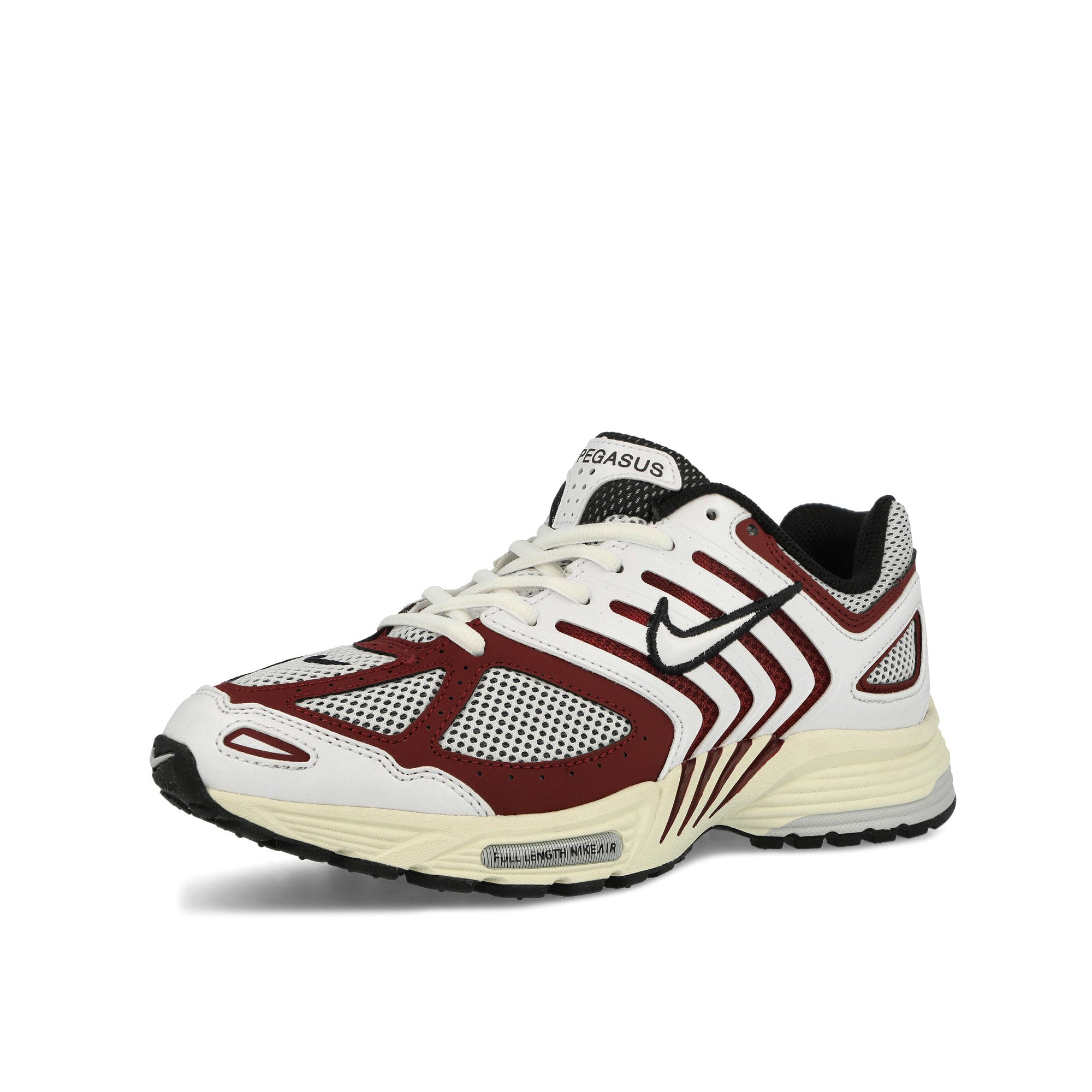 Nike W Air Pegasus 2005 Dark Team Red / White - Black - Pure Platinum Low Top Sneakers Close Up | Overkill