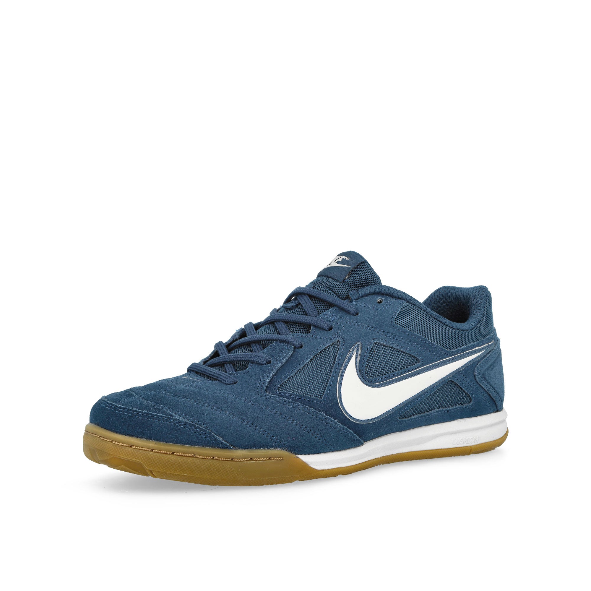 Nike Gato Coastal Blue / White - Gum Light Brown Low Top Sneakers Close Up | Overkill