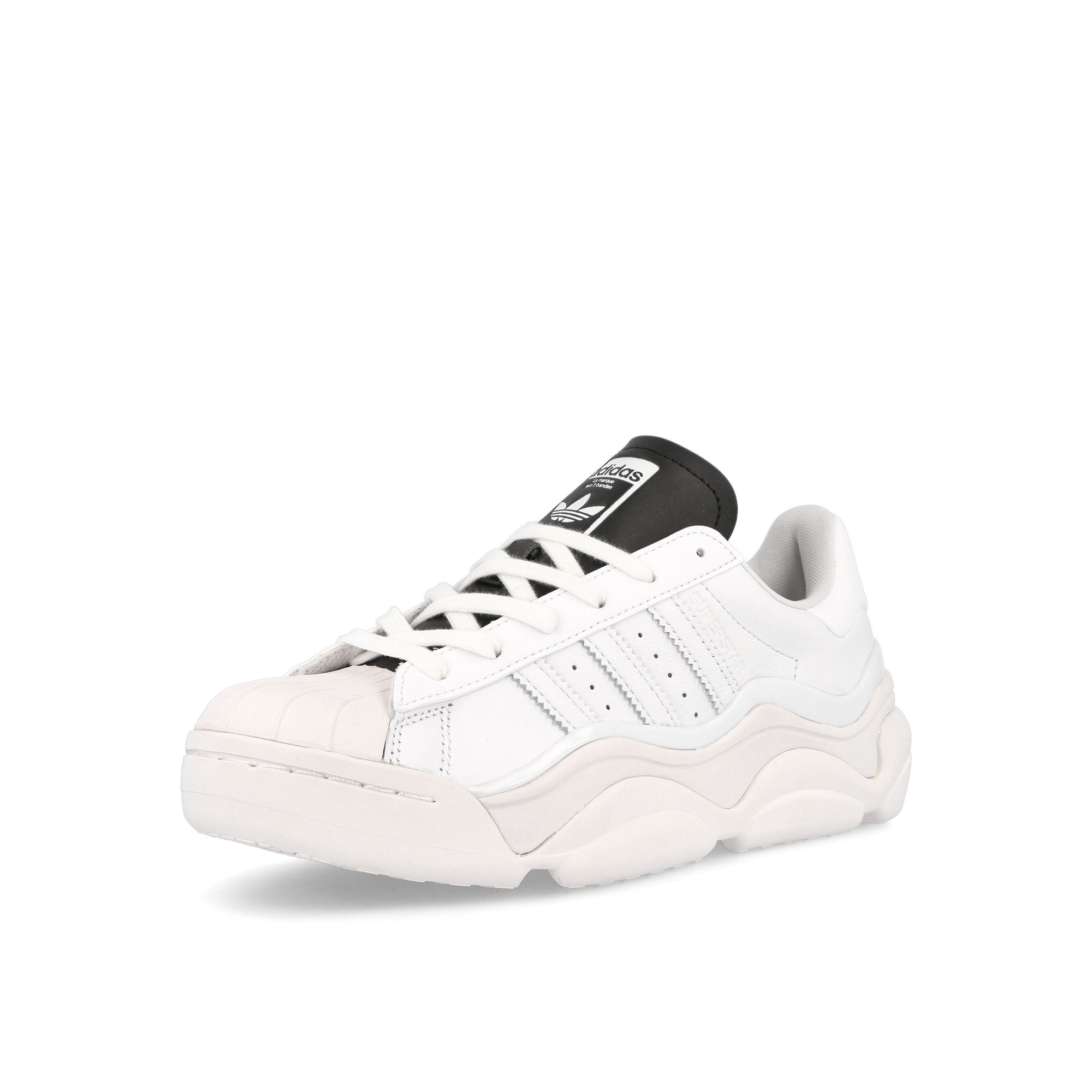 adidas Superstar Millencon W Footwear White-Footwear White-Core Black Low Top Sneakers Close Up | Overkill