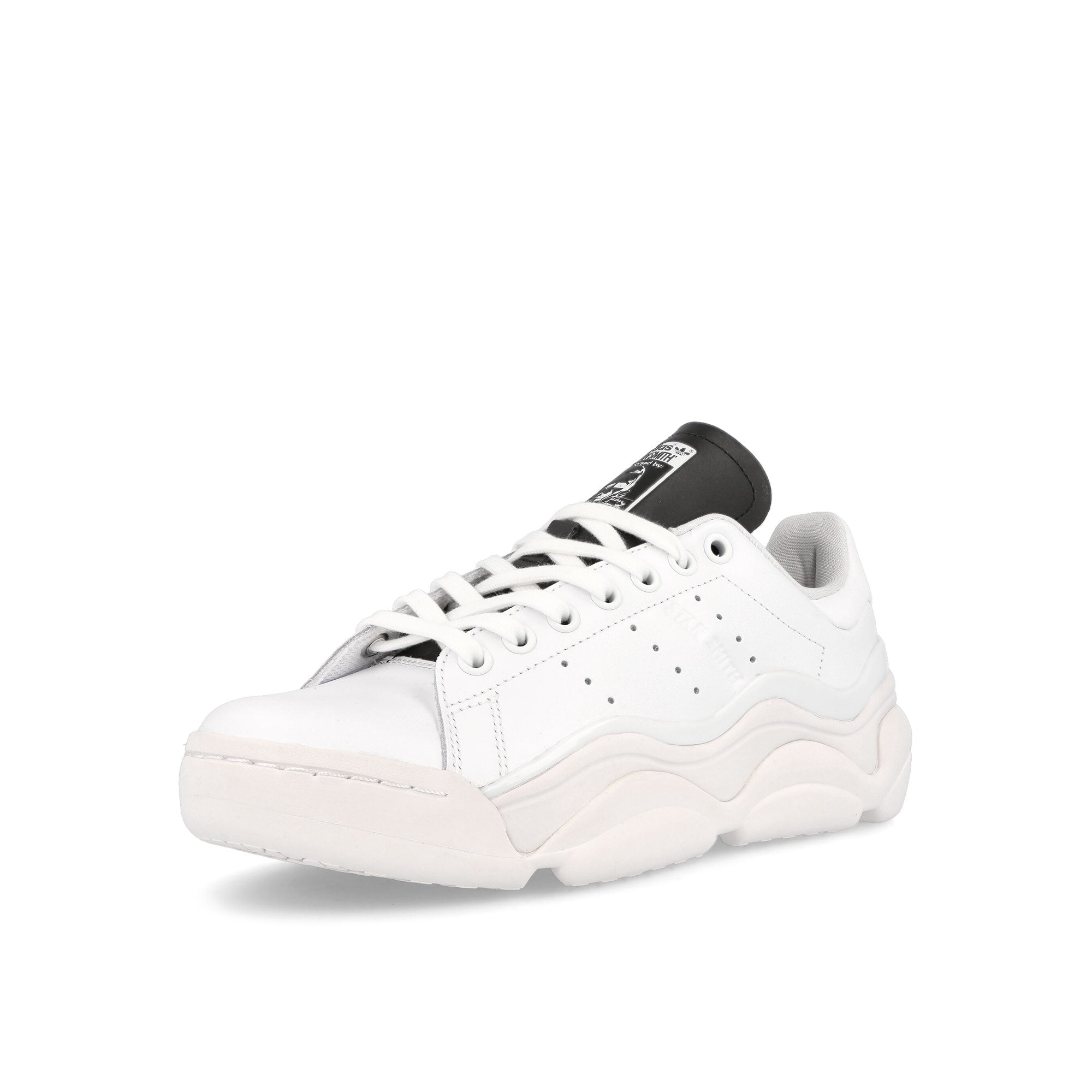 adidas Stan Smith Millencon W Footwear White-Footwear White-Core Black Low Top Sneakers Close Up | Overkill