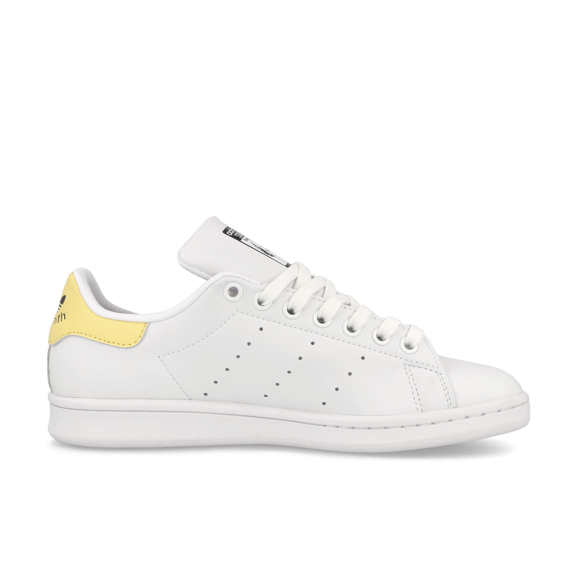 adidas Stan Smith W Footwear White / Almost Yellow / Core Black Low Top Sneakers Silhouette | Overkill