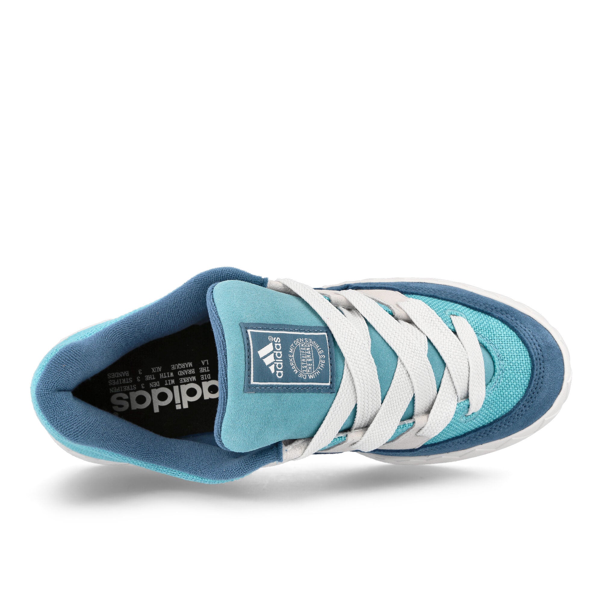 adidas Adimatic Preloved Blue-Crystal White-Gum Low Top Sneakers Detailfoto | Overkill