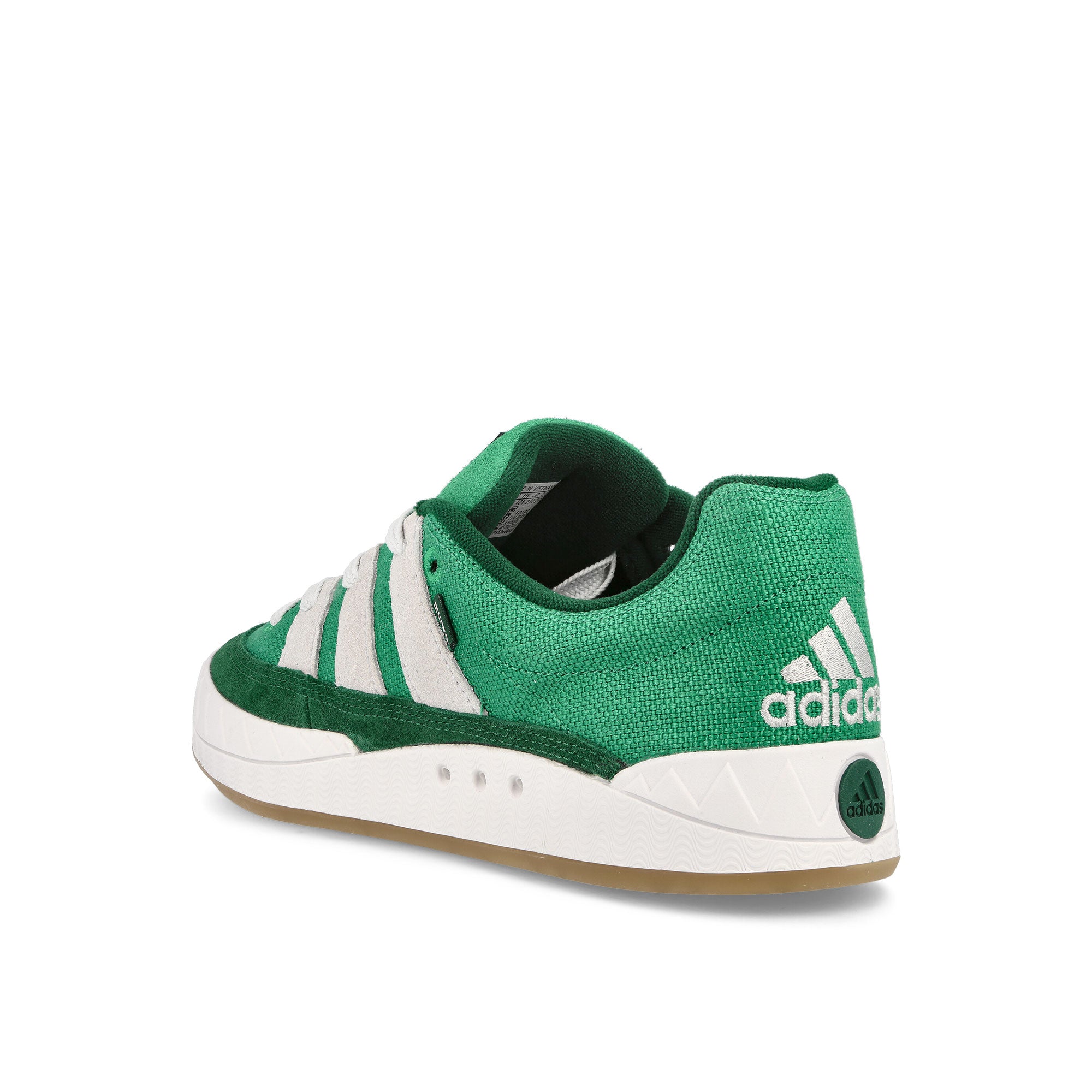 adidas Adimatic Semi Court Green-Crystal White-Gum 3 Low Top Sneakers Material | Overkill