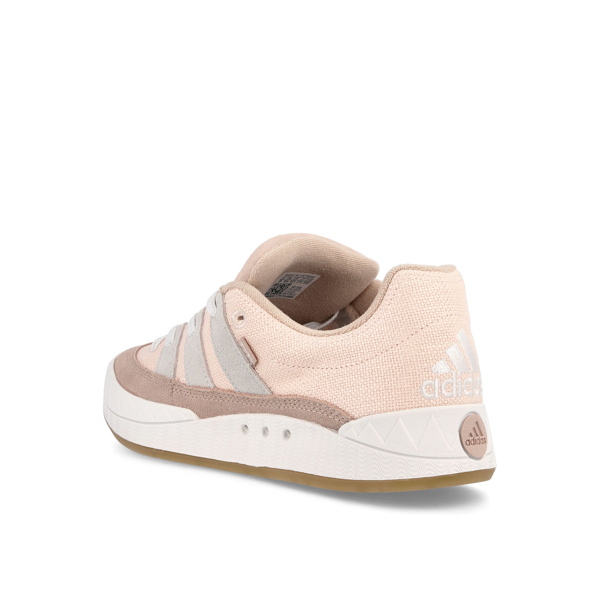 adidas Adimatic Wonder Pink-Crystal White-Gum3 Low Top Sneakers Material | Overkill