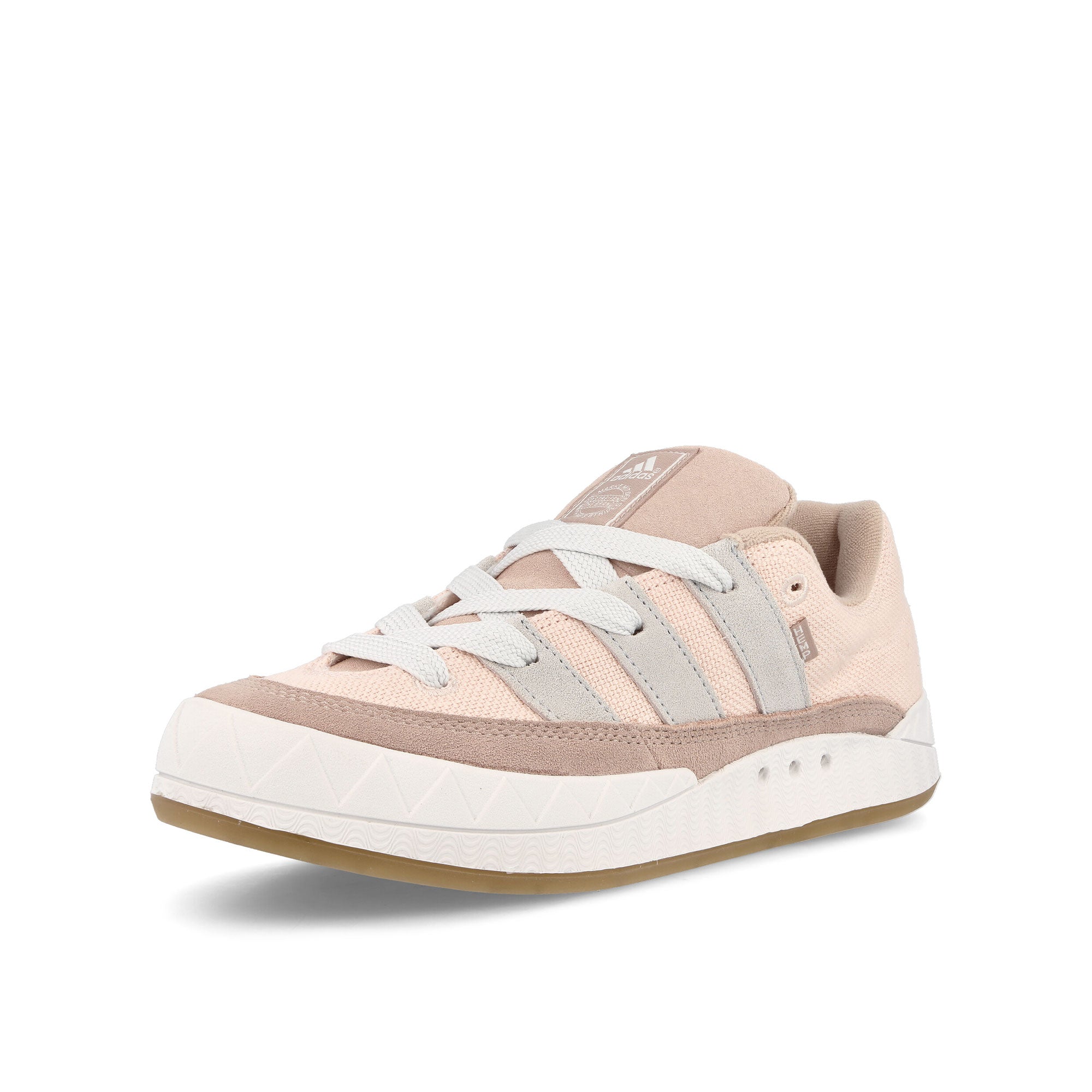 adidas Adimatic Wonder Pink-Crystal White-Gum3 Low Top Sneakers Close Up | Overkill