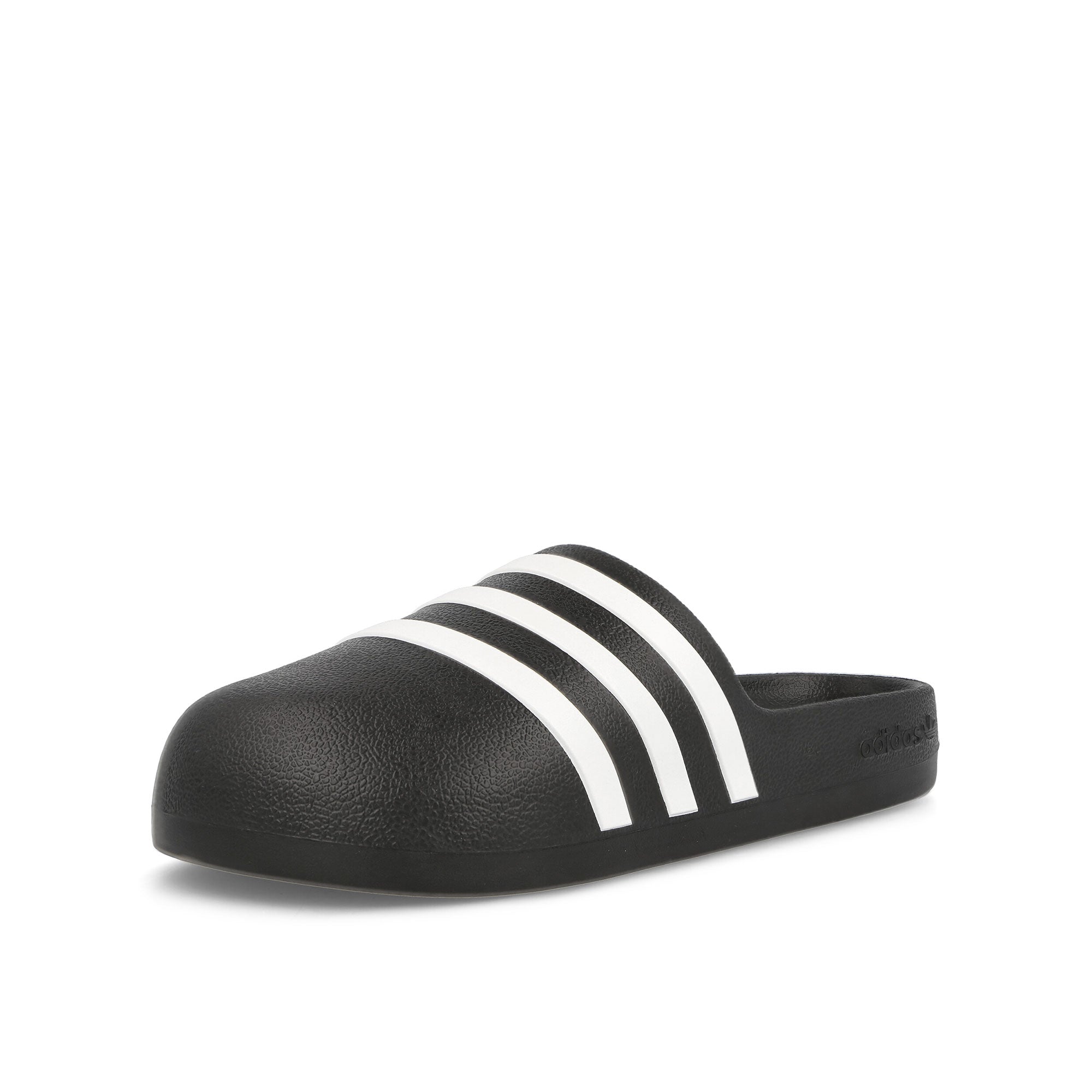 adidas adiFOM adilette Core Black-Footwear White-Core Black Slides, Sandals & Slippers Close Up | Overkill