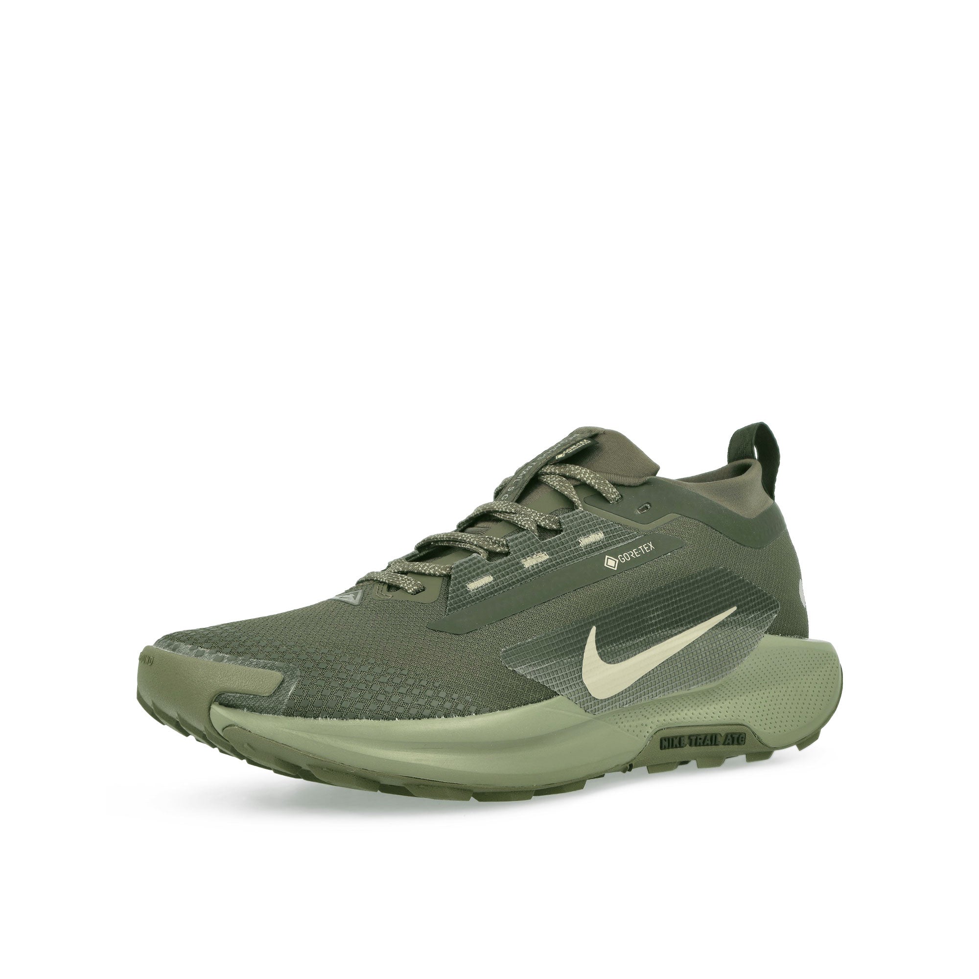 Nike Reactx Pegasus Trail 5 GTX SP Sequoia / Medium Olive - Cargo Khaki Low Top Sneakers Close Up | Overkill