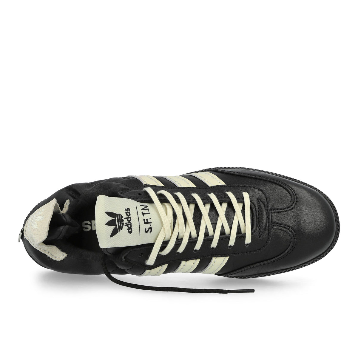 Song for the Mute x adidas Samba OG Core Black / Cream White / Gold Metallic sneaker HQ7600 Detailfoto | Overkill