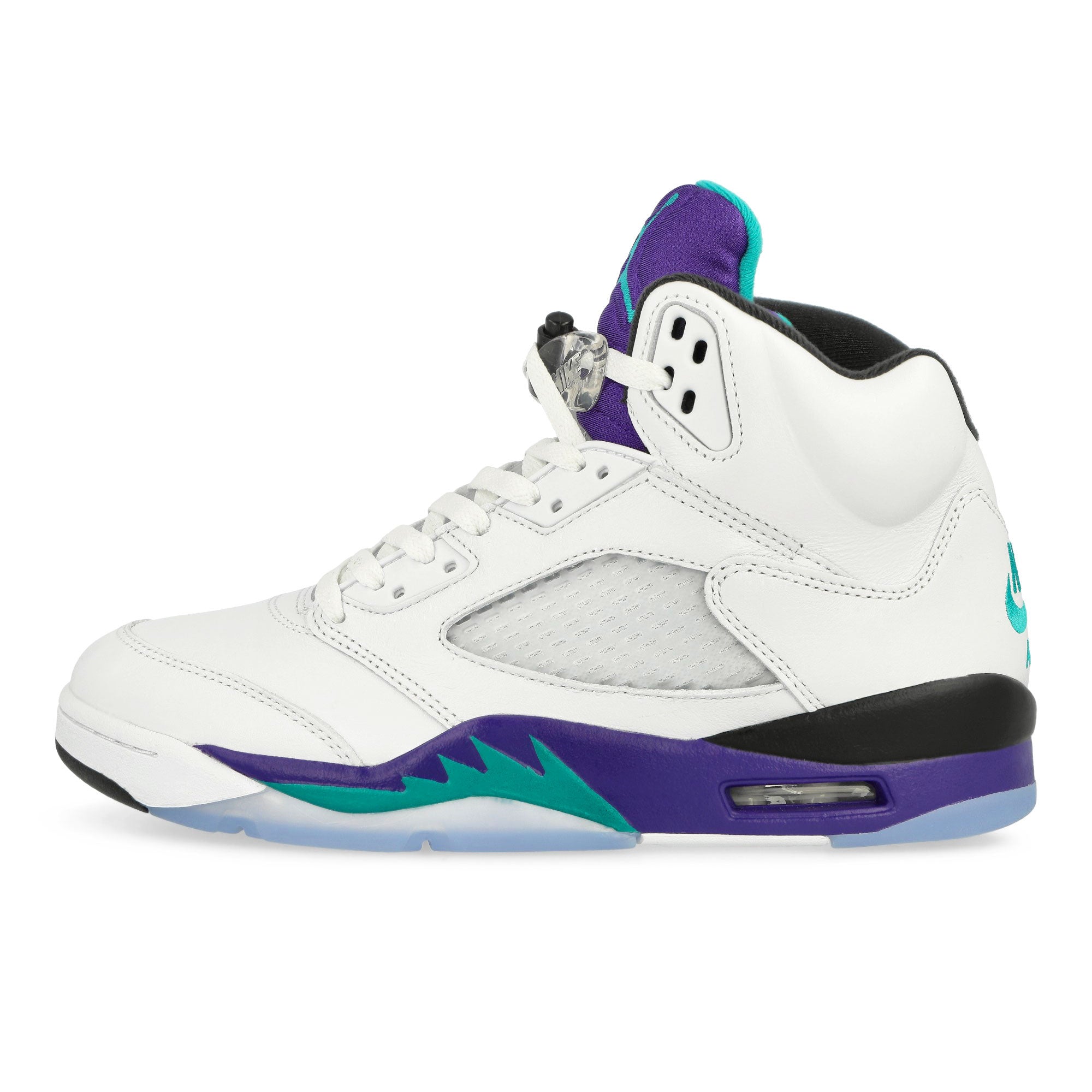 Jordan Air Jordan 5 Retro Grape White / New Emerald - Grape Ice - Black High Top Sneakers HQ7978 100 | Overkill