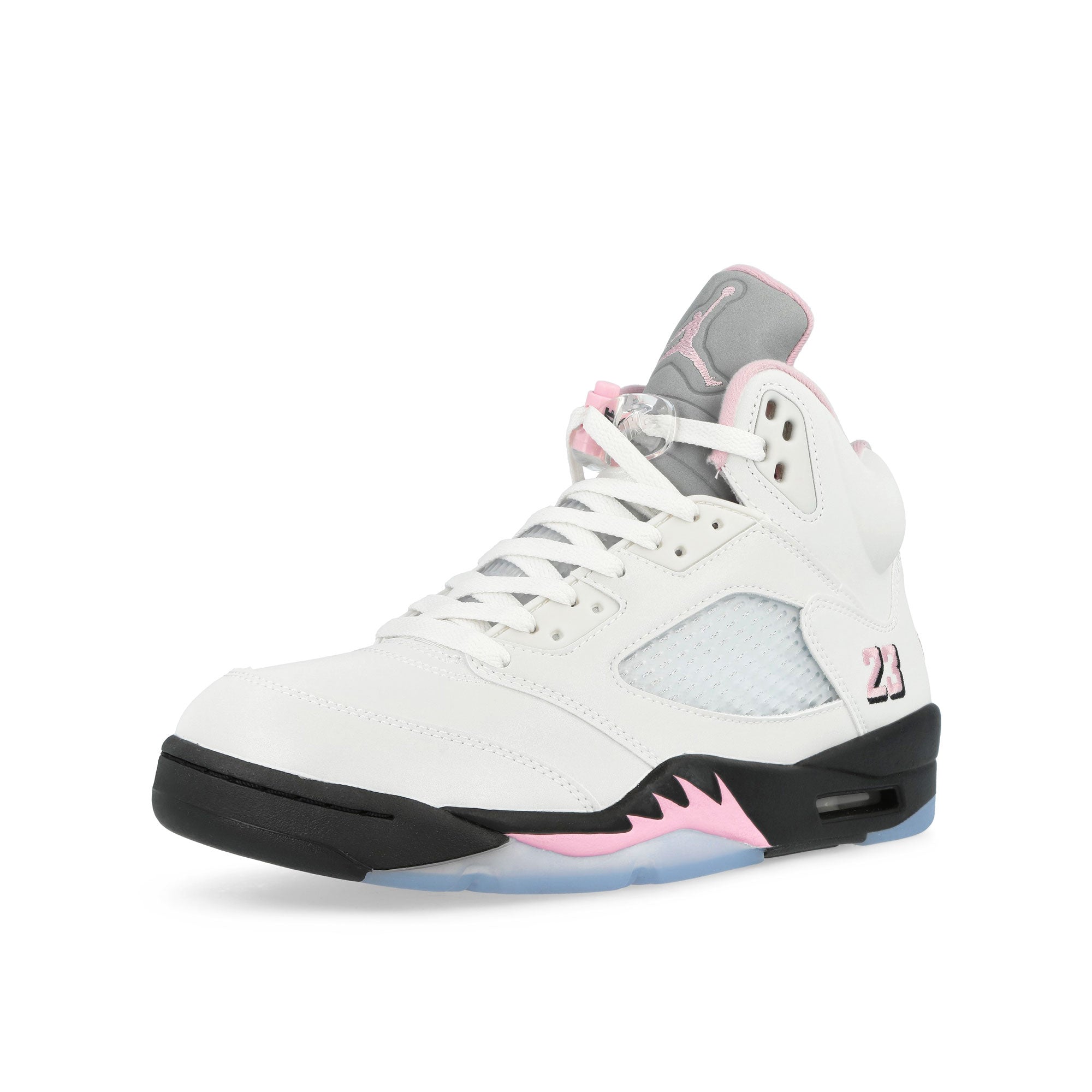 Jordan Air Jordan 5 Retro OG White / Med Soft Pink - Black High Top Sneakers HQ7978 102 Detailfoto | Overkill